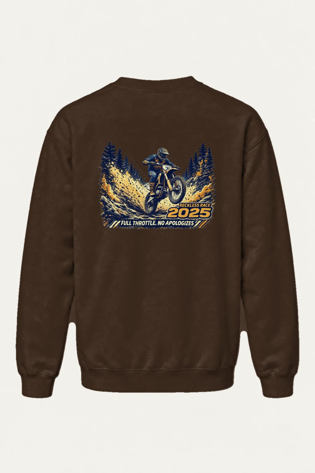 "Reckless Race" Heavy Blend Unisex Crewneck Sweatshirt | Gildan 18000
