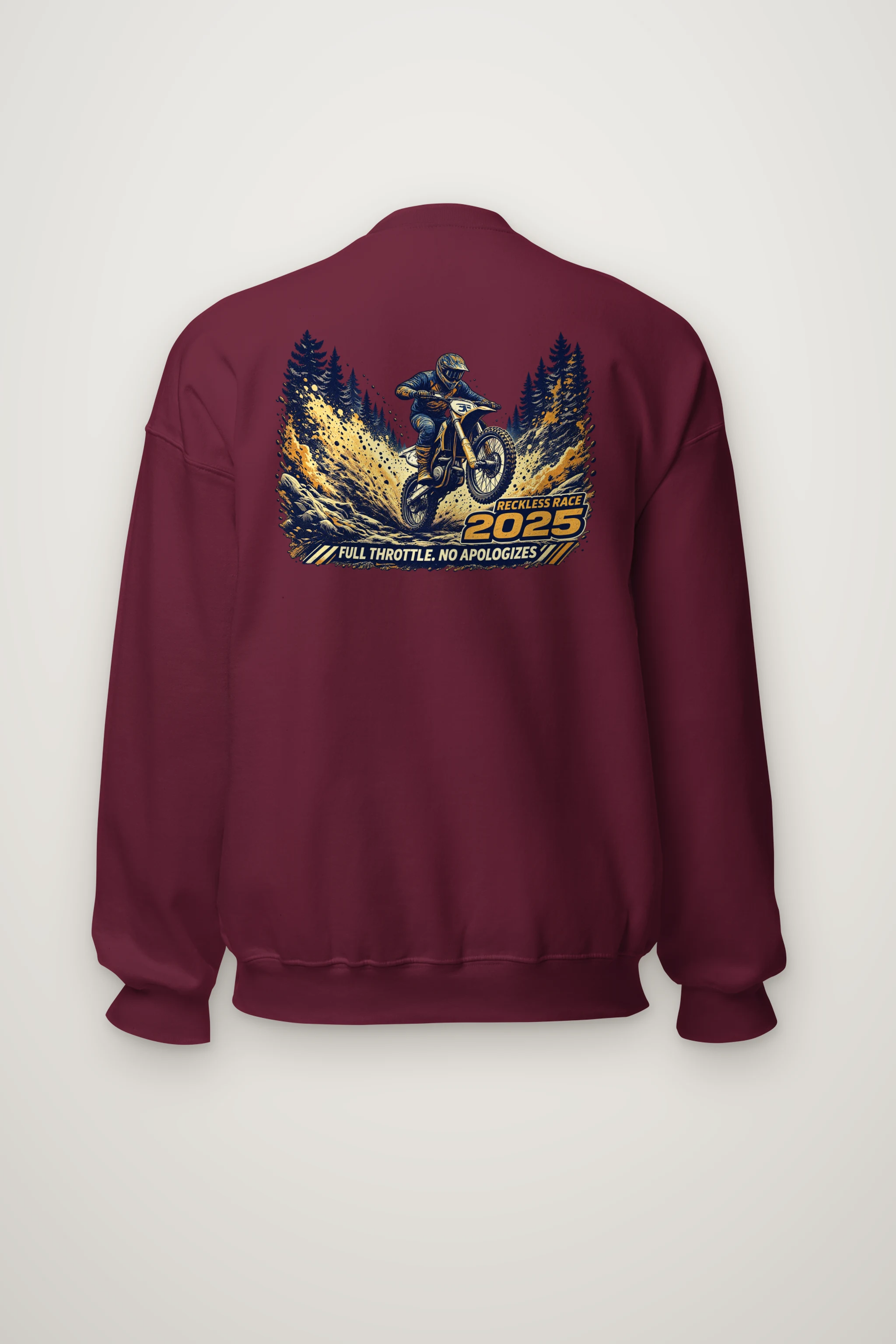 "Reckless Race" Heavy Blend Unisex Crewneck Sweatshirt