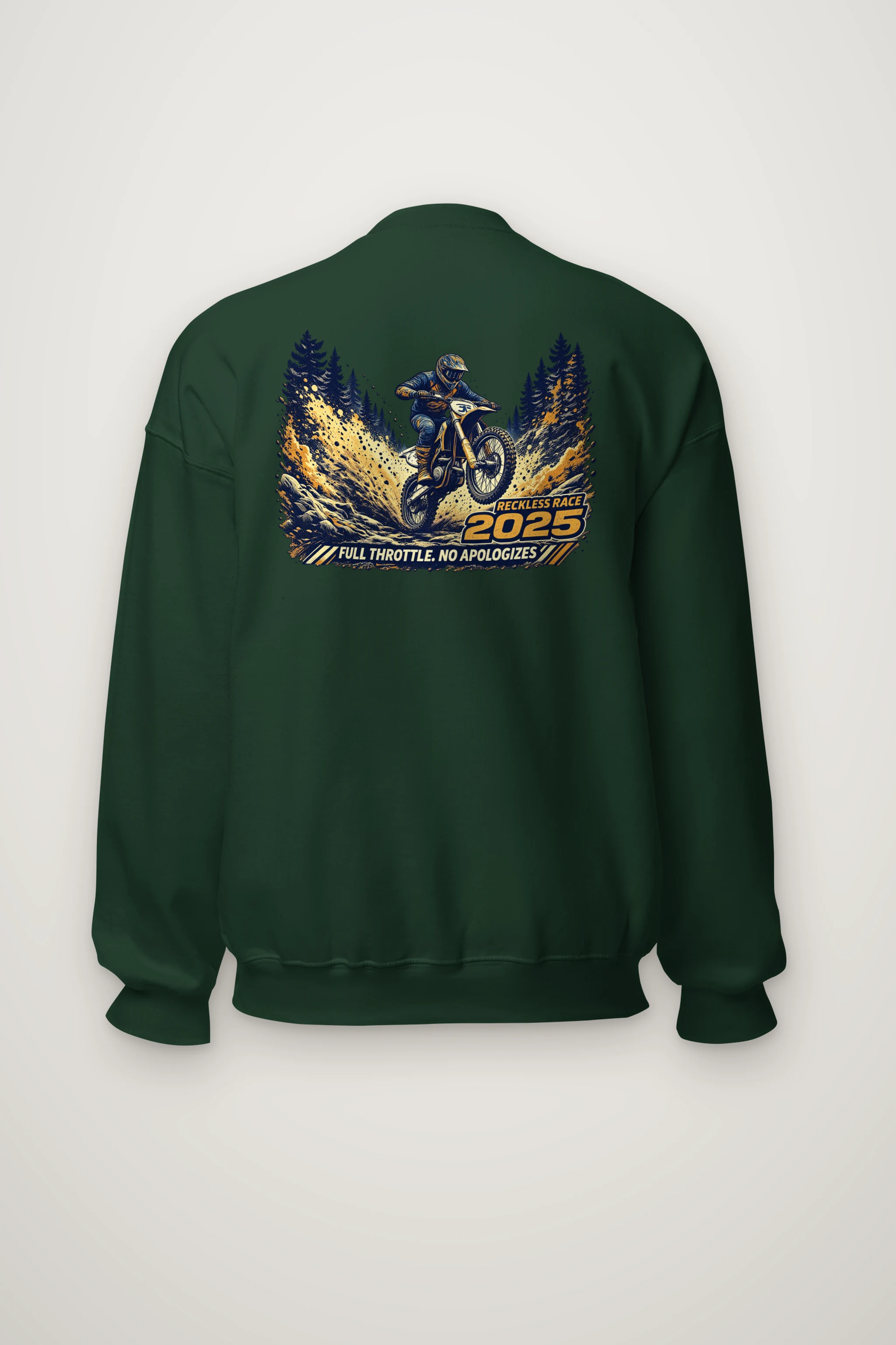 "Reckless Race" Heavy Blend Unisex Crewneck Sweatshirt