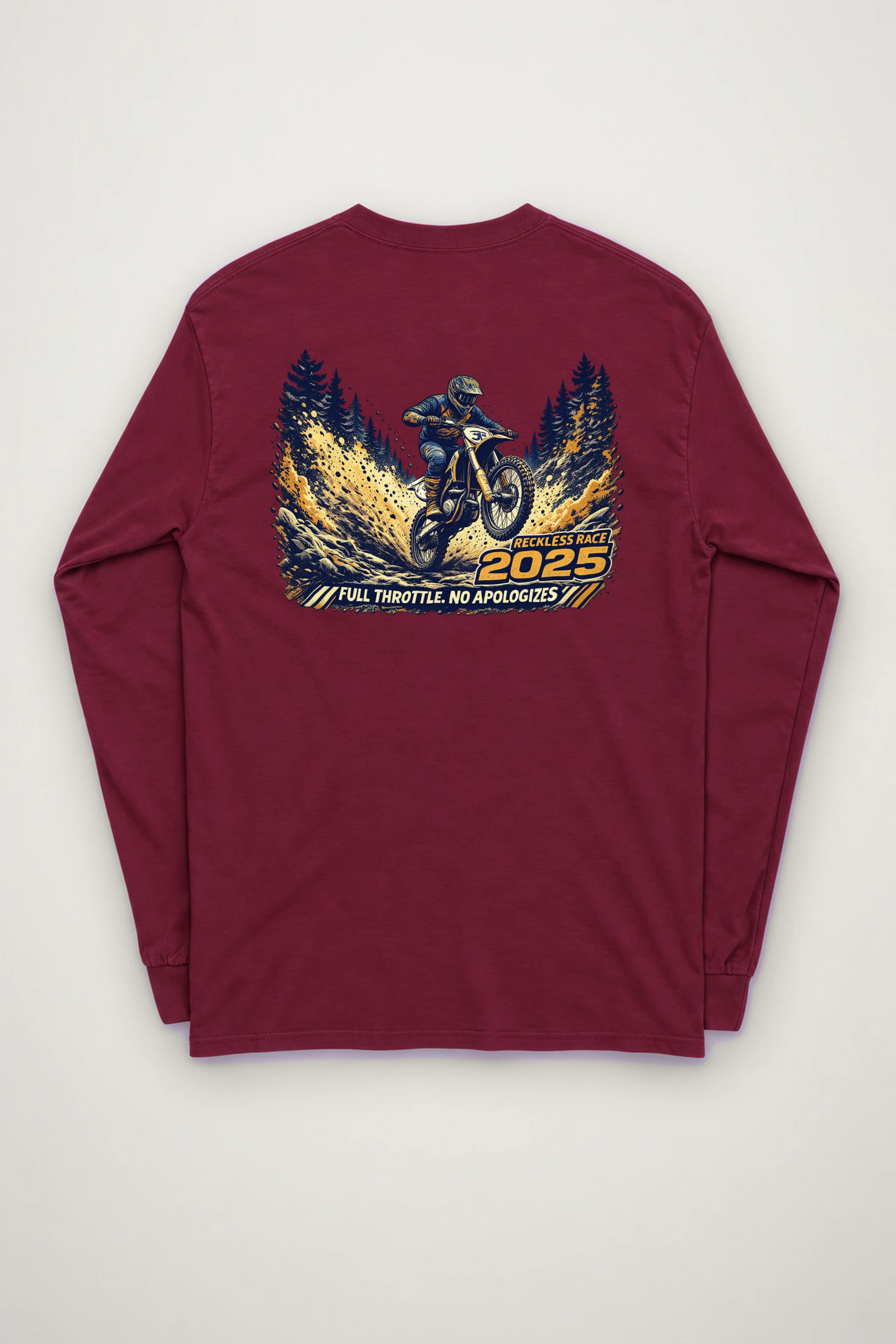 "Reckless Race" Unisex Longsleeve T-shirt