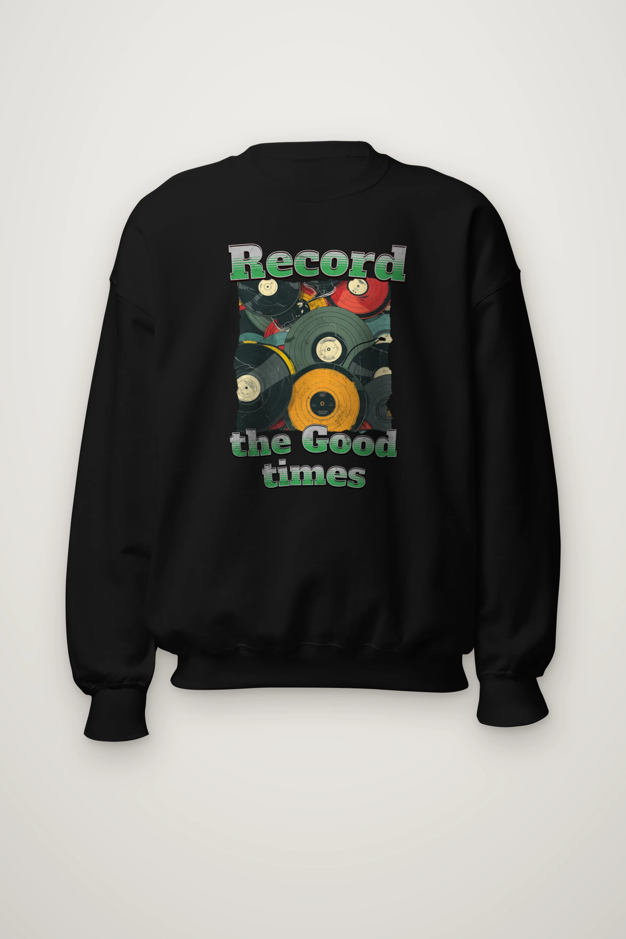 "Record The Good Times" Heavy Blend Unisex Crewneck Sweatshirt
