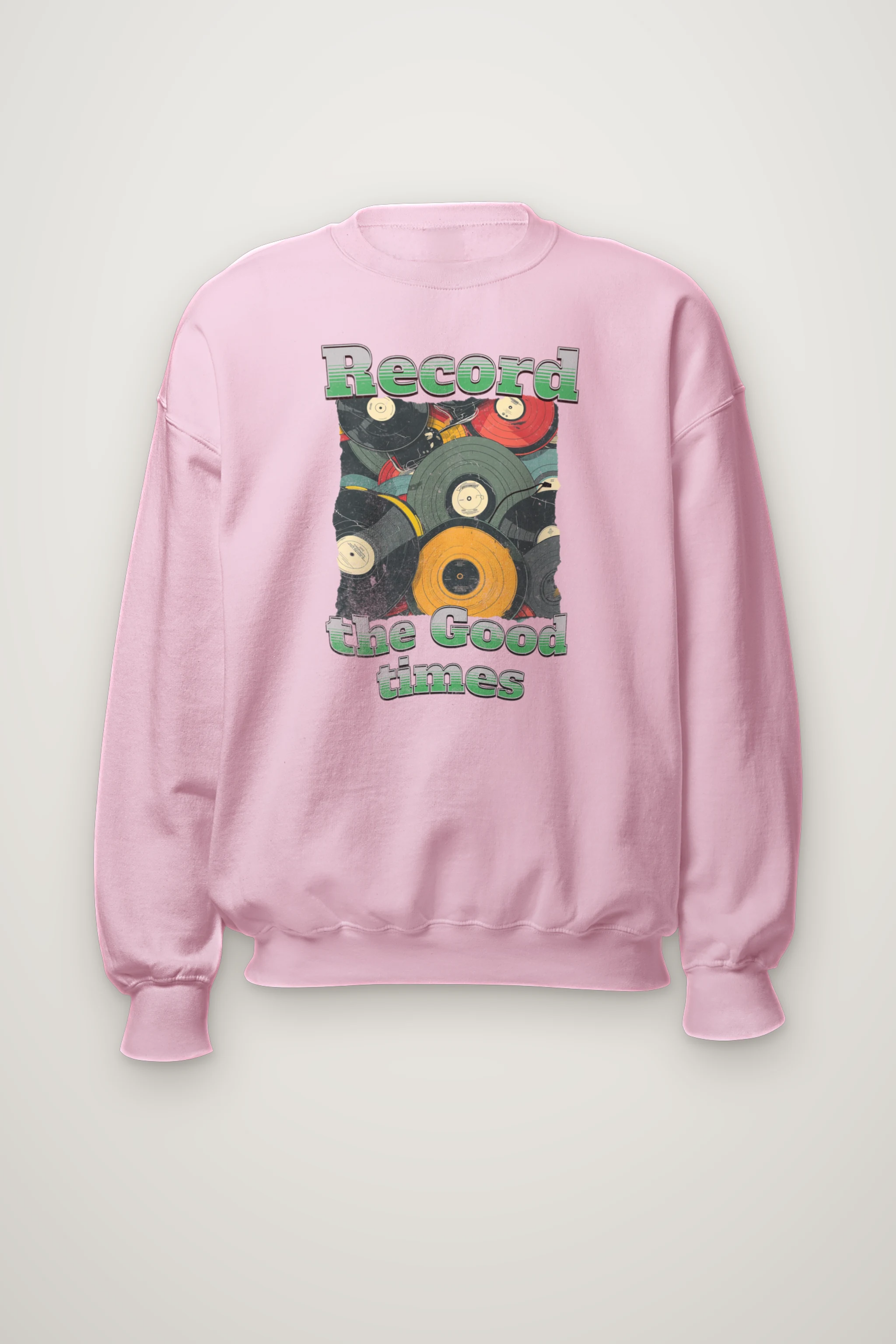 "Record The Good Times" Heavy Blend Unisex Crewneck Sweatshirt
