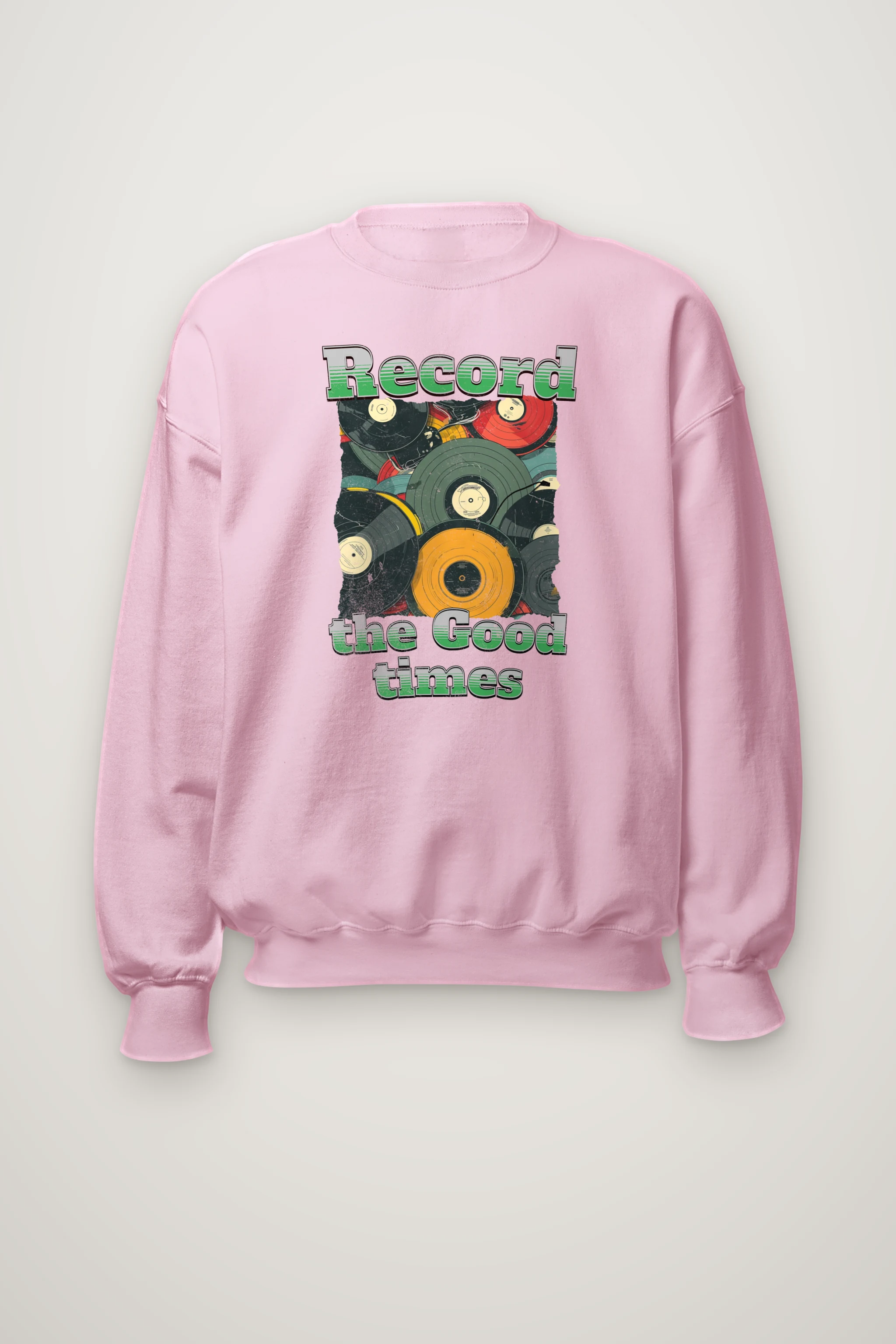 "Record The Good Times" Heavy Blend Unisex Crewneck Sweatshirt