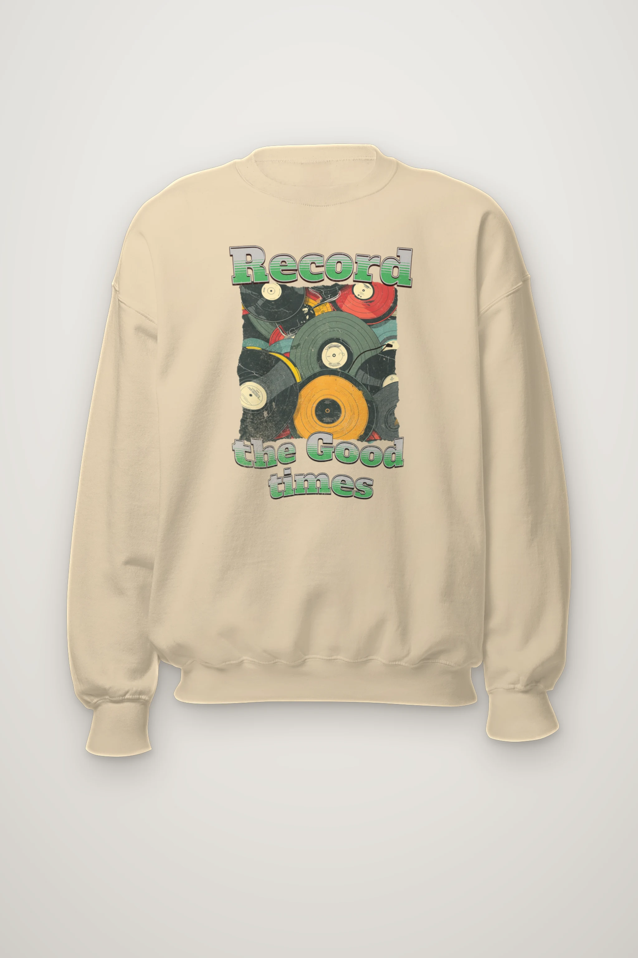"Record The Good Times" Heavy Blend Unisex Crewneck Sweatshirt