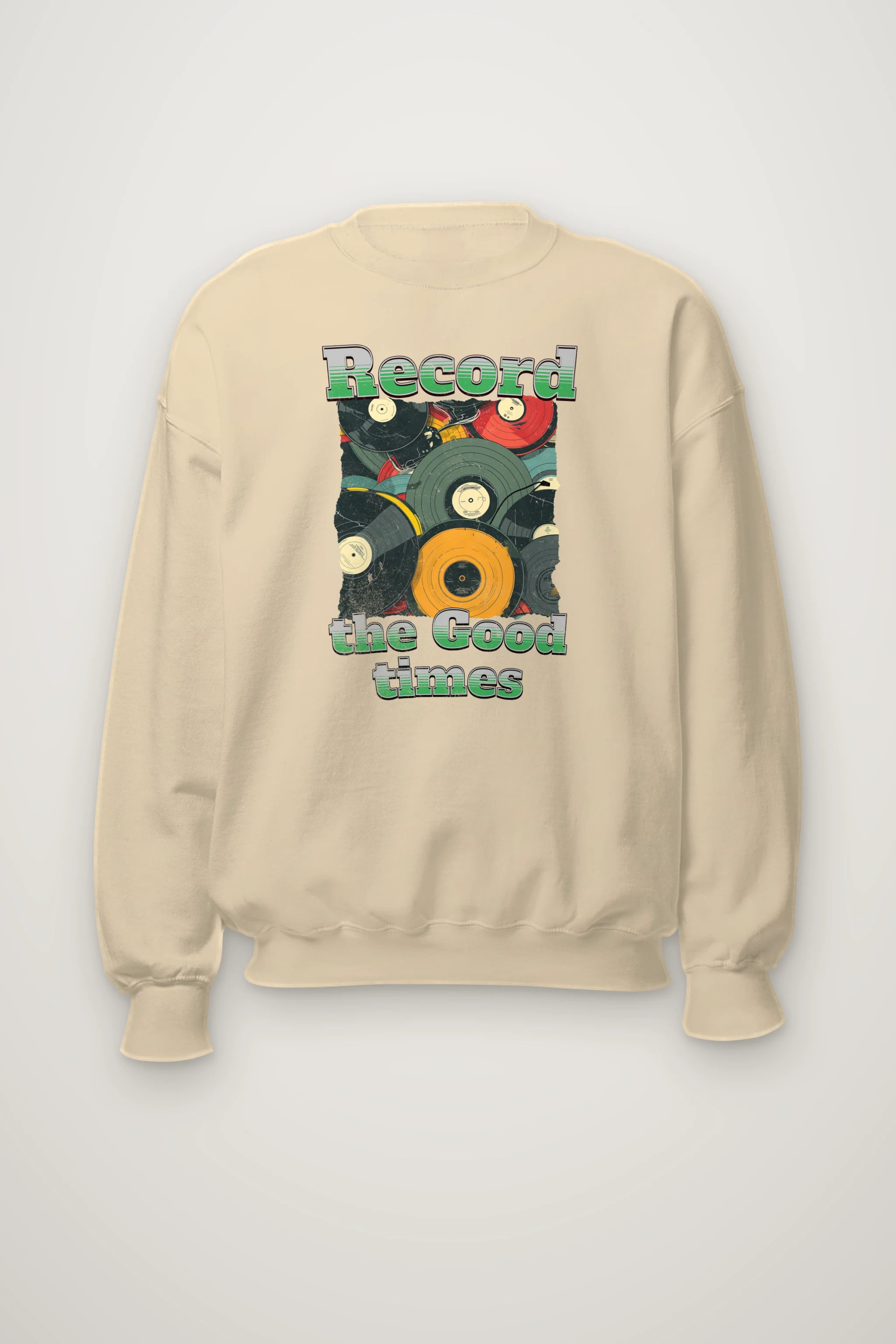 "Record The Good Times" Heavy Blend Unisex Crewneck Sweatshirt
