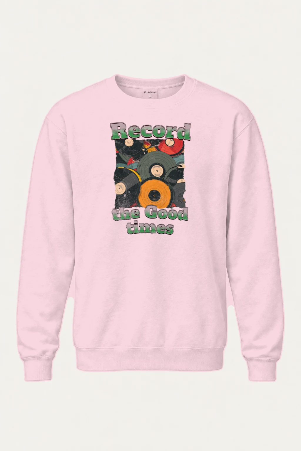 "Record The Good Times" Heavy Blend Unisex Crewneck Sweatshirt | Gildan 18000
