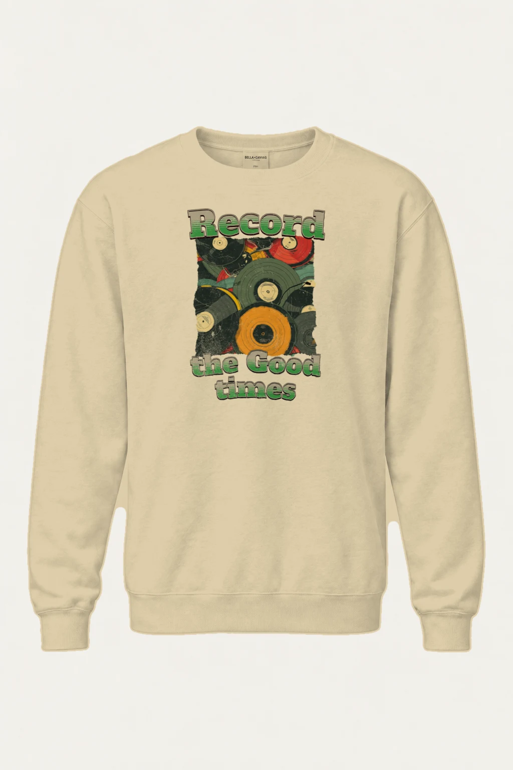 "Record The Good Times" Heavy Blend Unisex Crewneck Sweatshirt | Gildan 18000