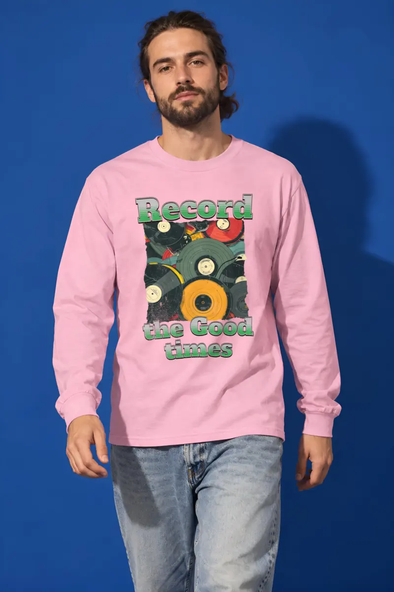 "Record The Good Times" Unisex Longsleeve T-shirt