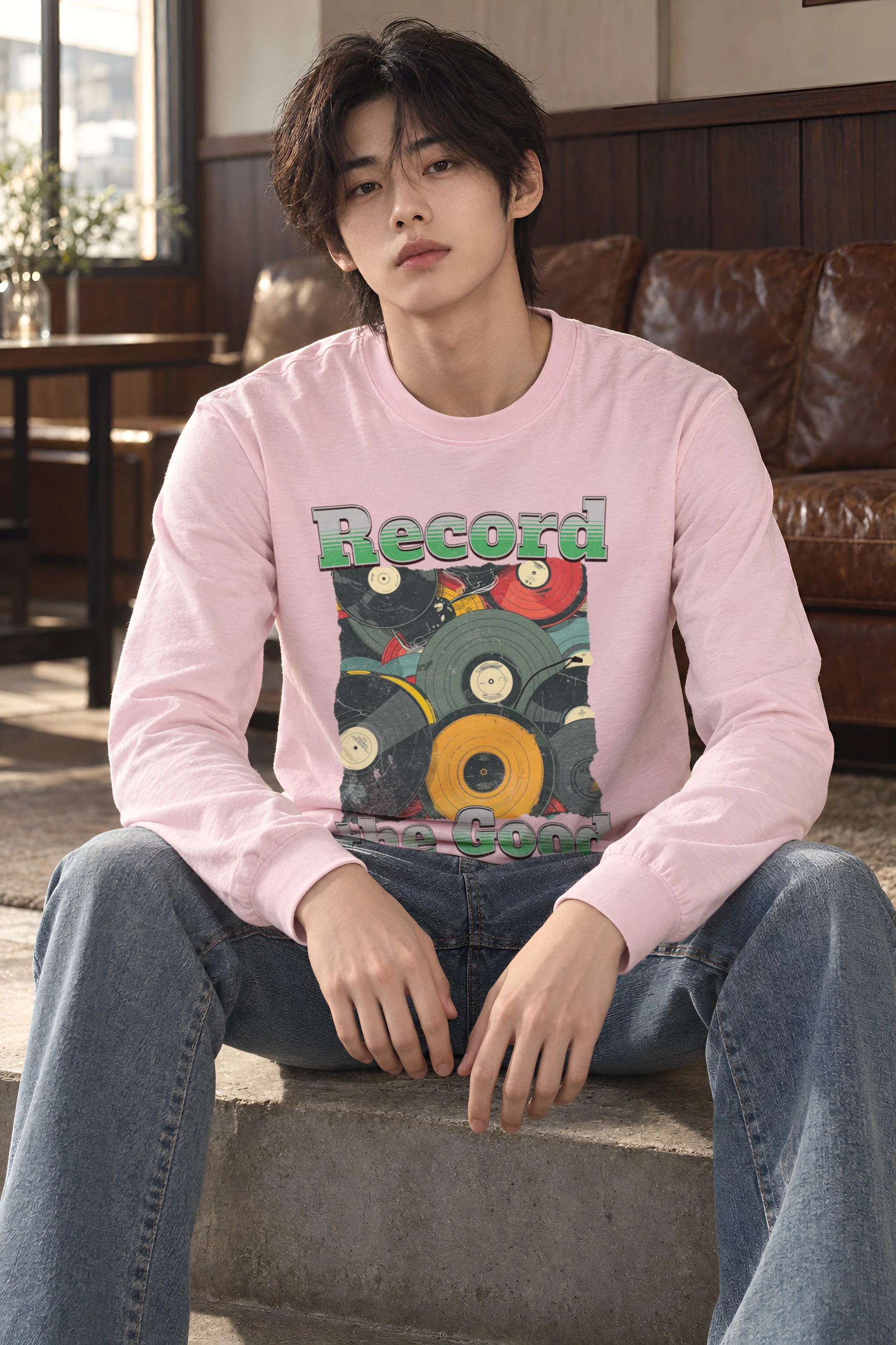 "Record The Good Times" Unisex Longsleeve T-shirt