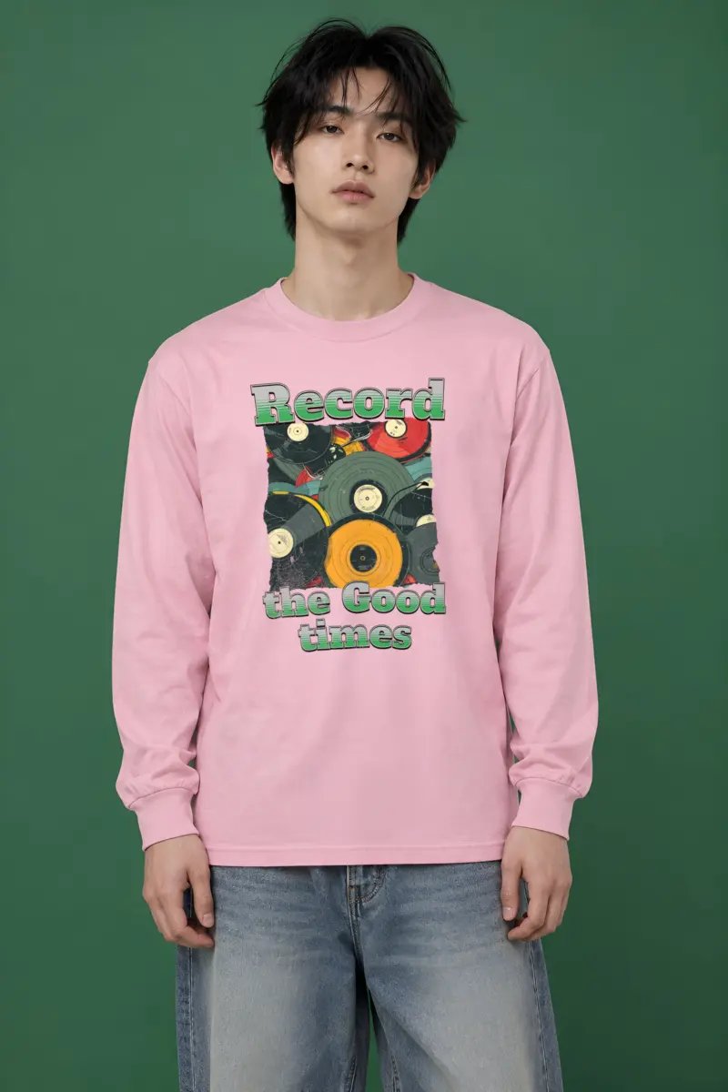 "Record The Good Times" Unisex Longsleeve T-shirt