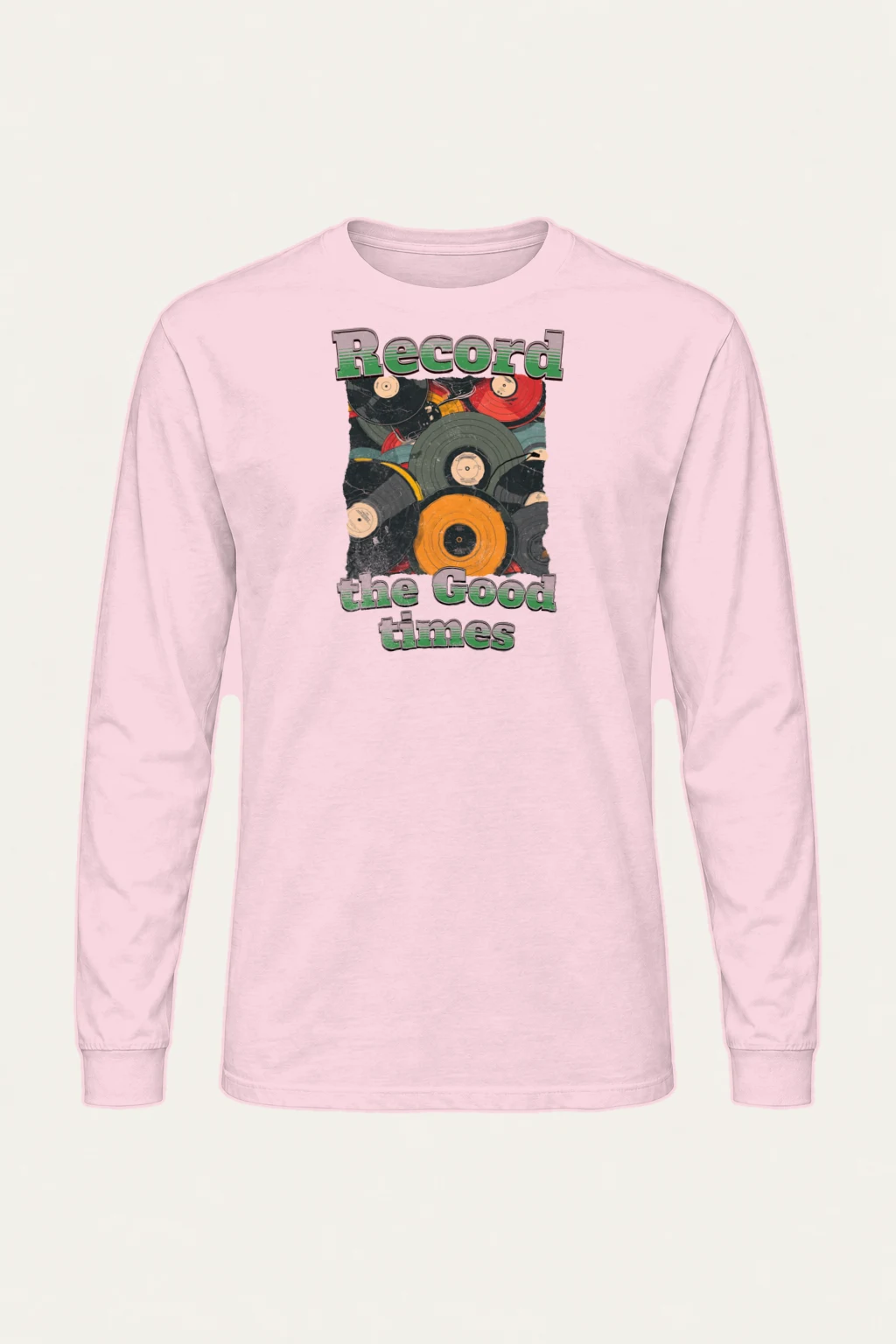 "Record The Good Times" Unisex Longsleeve T-shirt | Gildan 2400