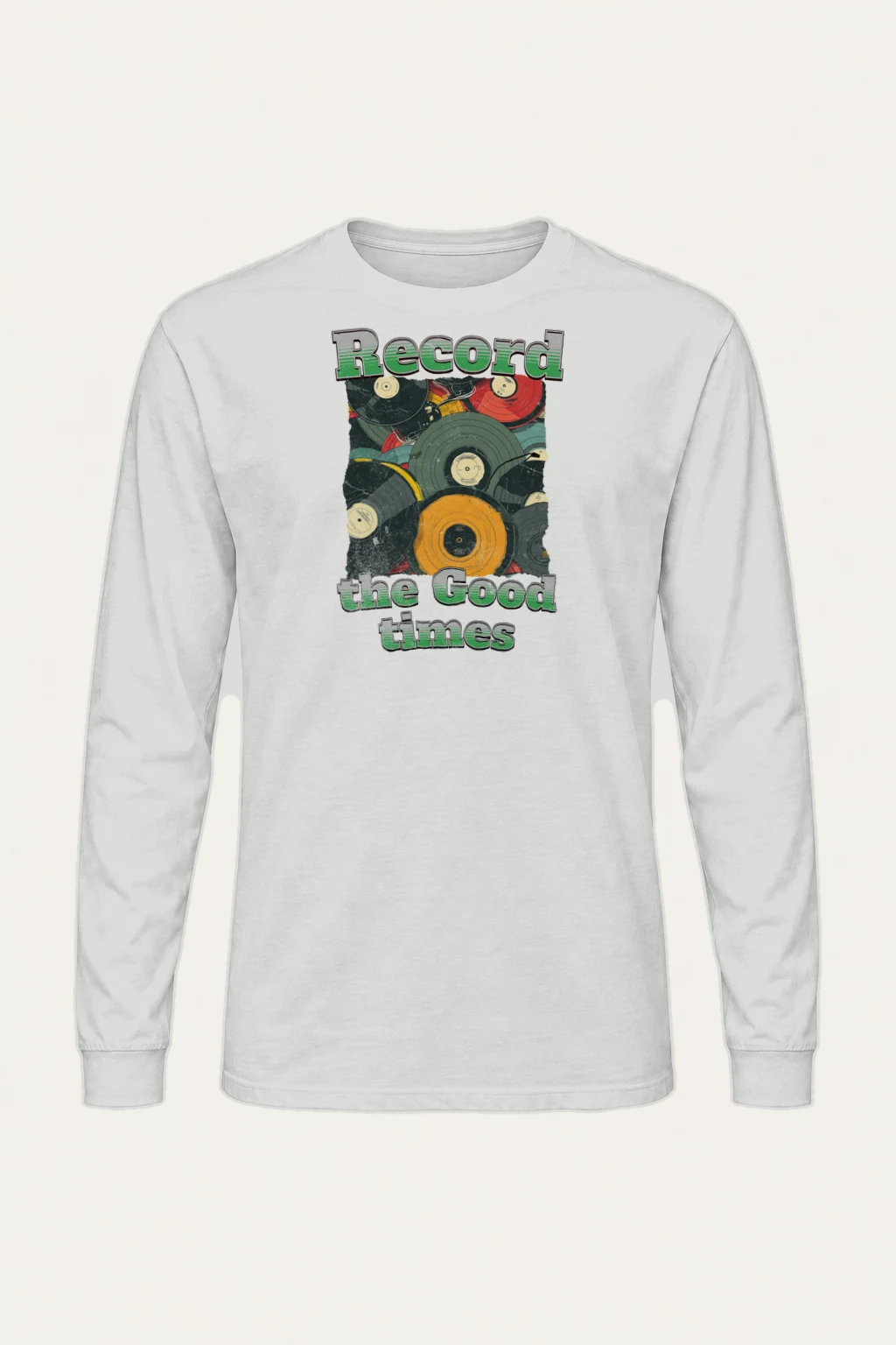 "Record The Good Times" Unisex Longsleeve T-shirt | Gildan 2400
