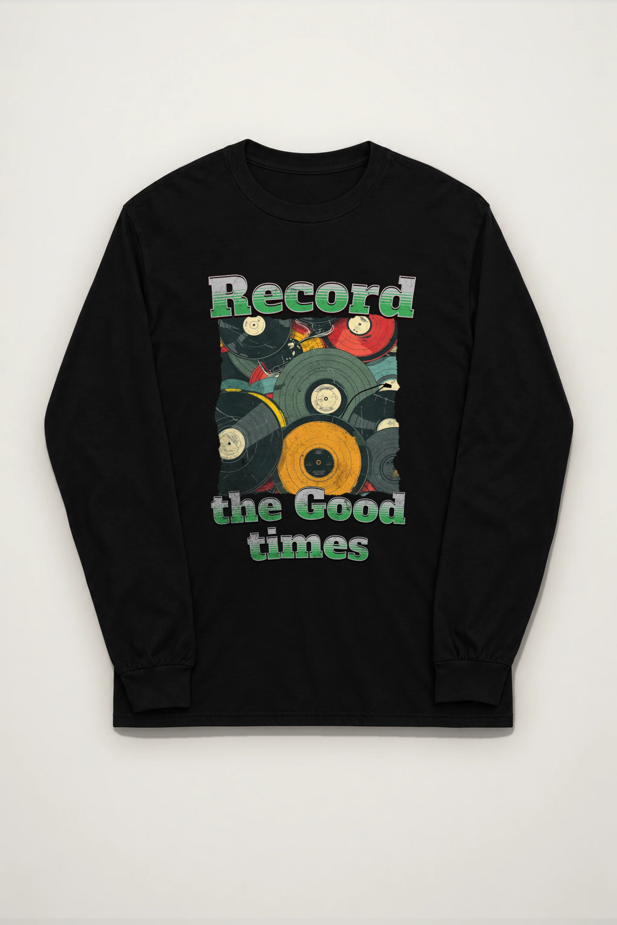 "Record The Good Times" Unisex Longsleeve T-shirt