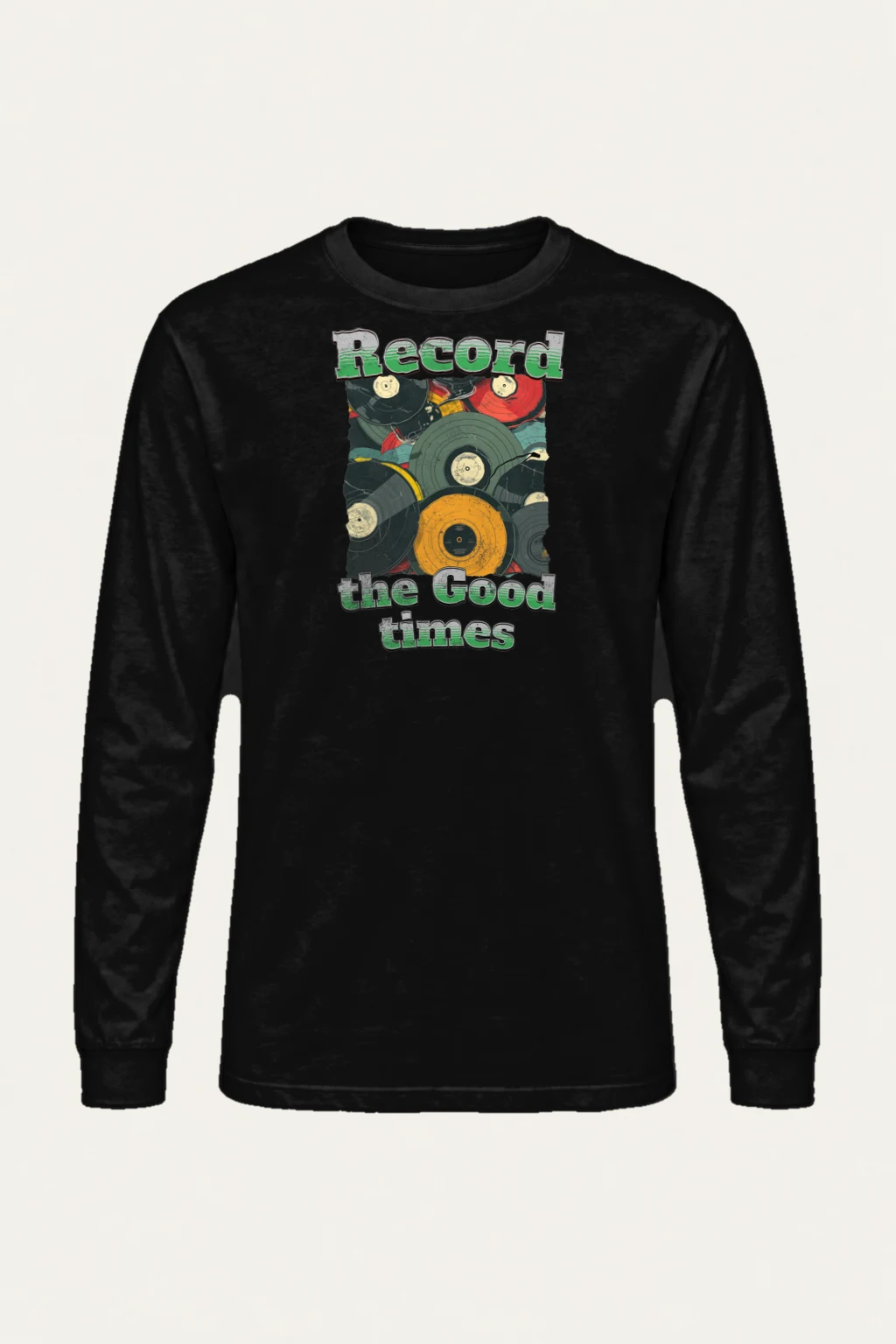 "Record The Good Times" Unisex Longsleeve T-shirt | Gildan 2400