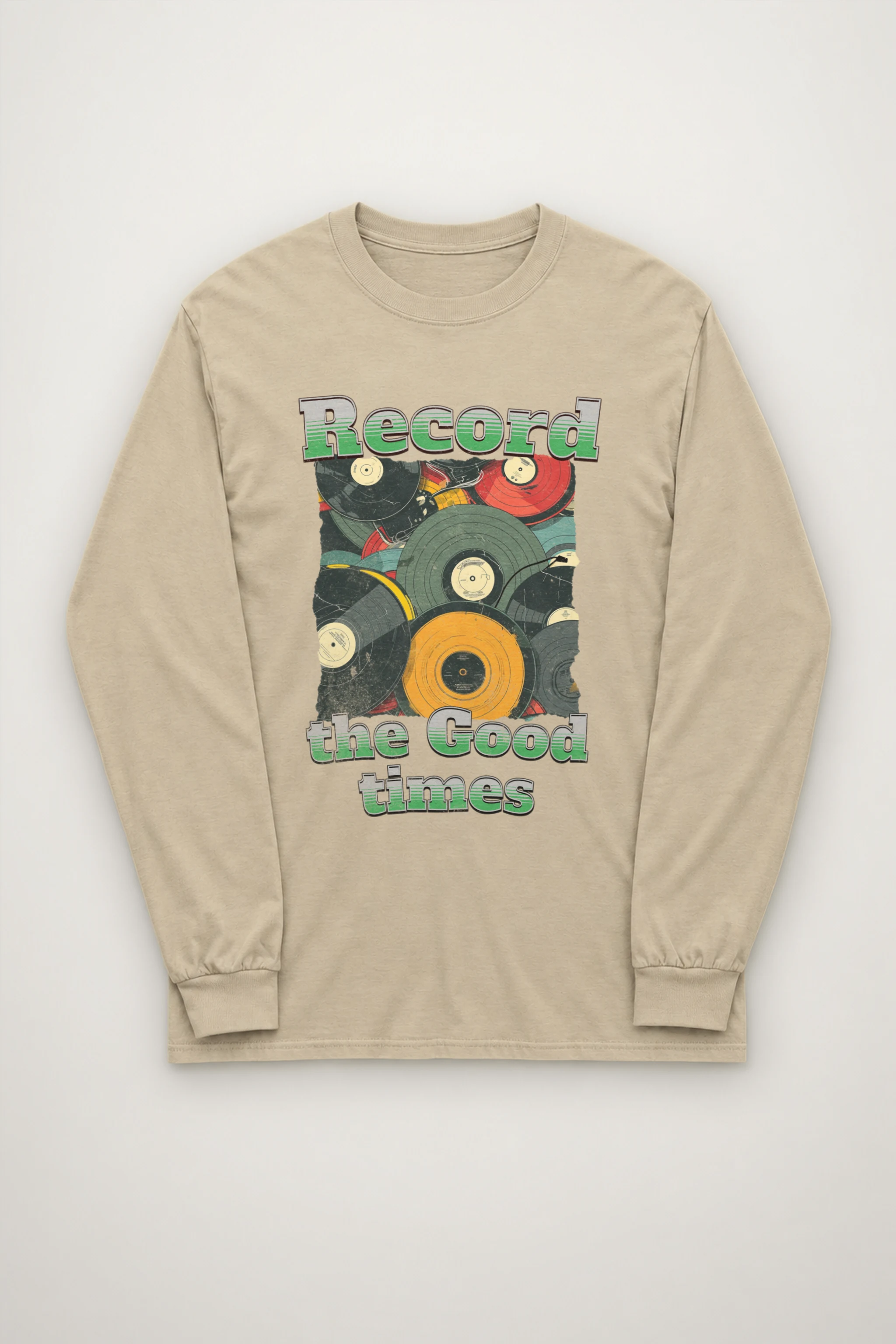 "Record The Good Times" Unisex Longsleeve T-shirt