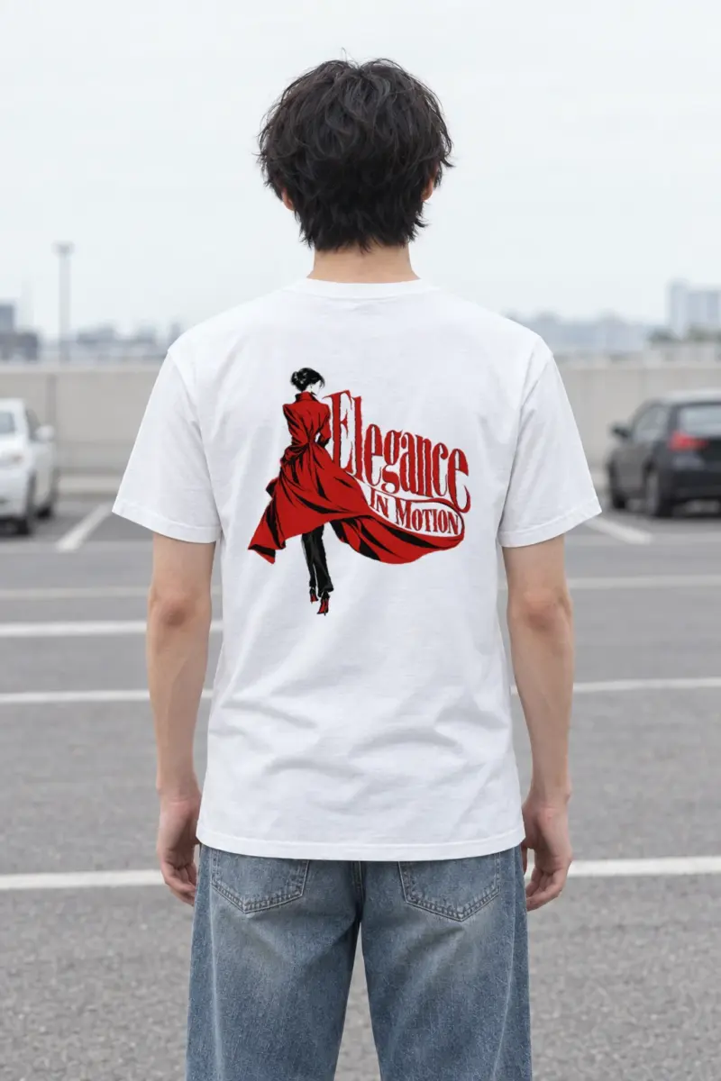 "Red Coat Reverie" Heavyweight Unisex Crewneck T-shirt