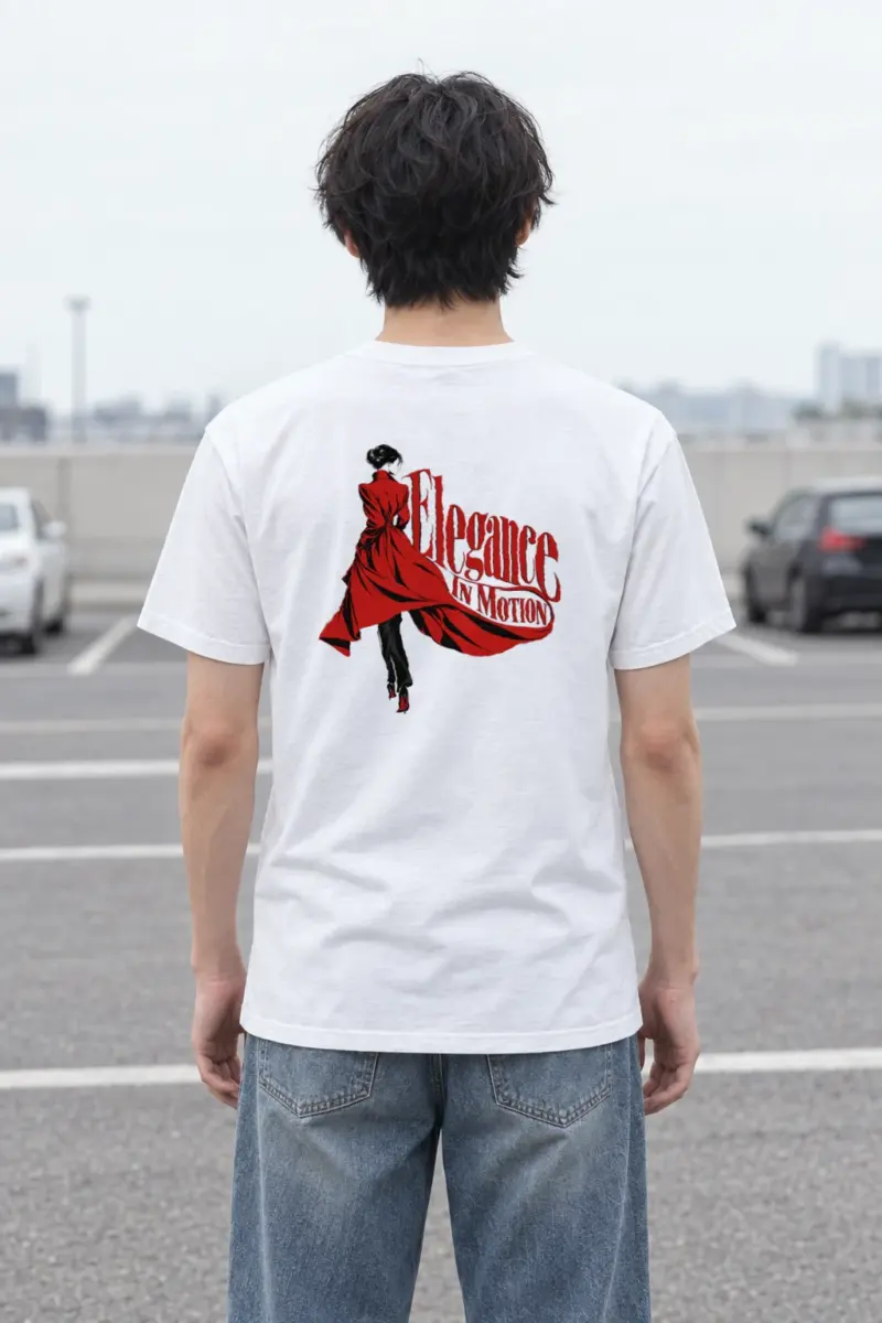 "Red Coat Reverie" Heavyweight Unisex Crewneck T-shirt