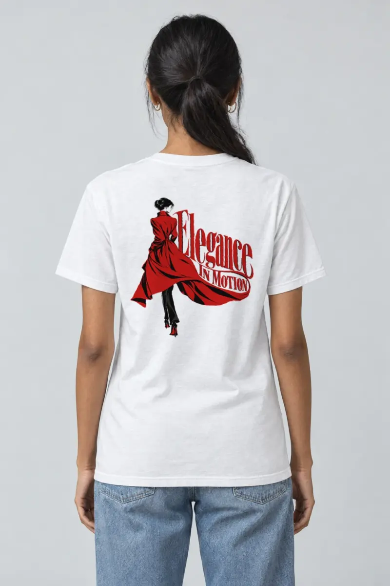 "Red Coat Reverie" Heavyweight Unisex Crewneck T-shirt | Gildan 5000