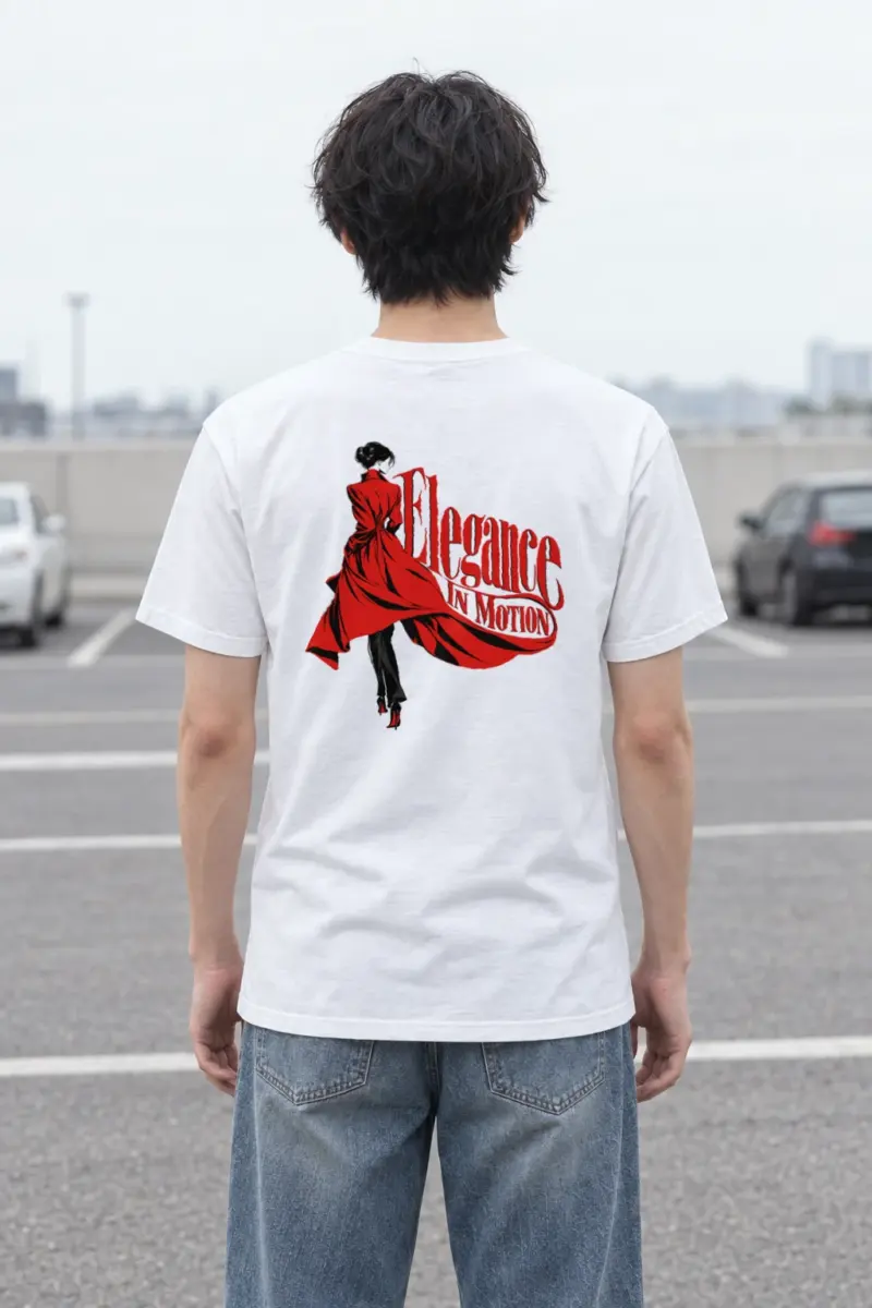 "Red Coat Reverie" Heavyweight Unisex Crewneck T-shirt