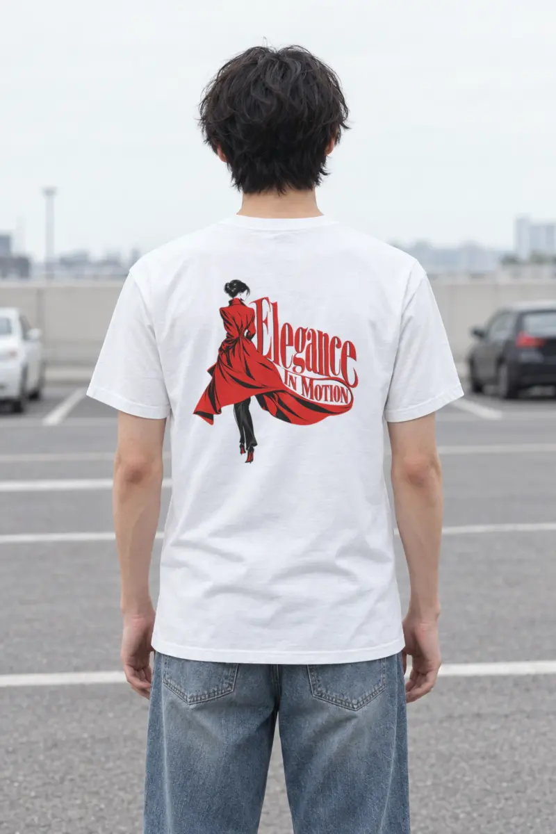 "Red Coat Reverie" Heavyweight Unisex Crewneck T-shirt