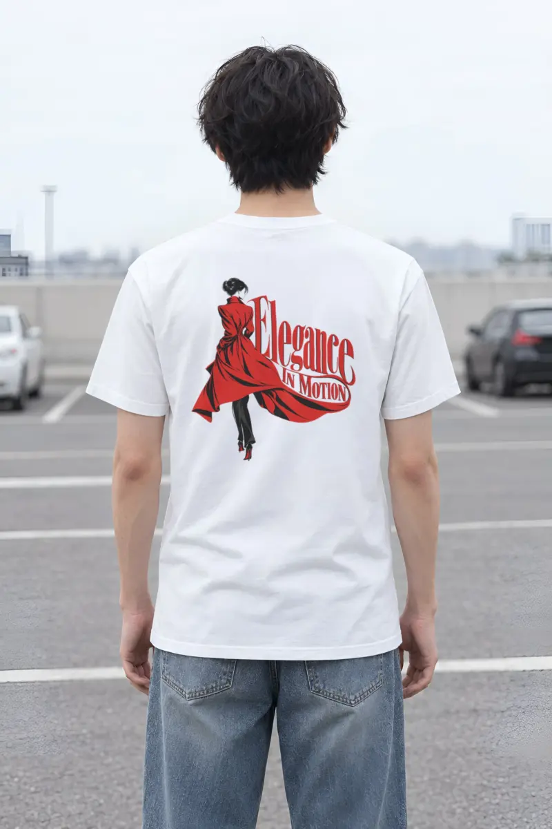 "Red Coat Reverie" Heavyweight Unisex Crewneck T-shirt