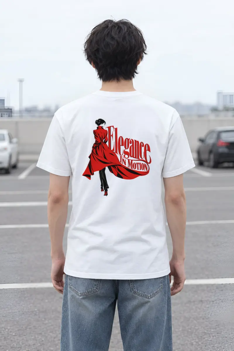 "Red Coat Reverie" Heavyweight Unisex Crewneck T-shirt