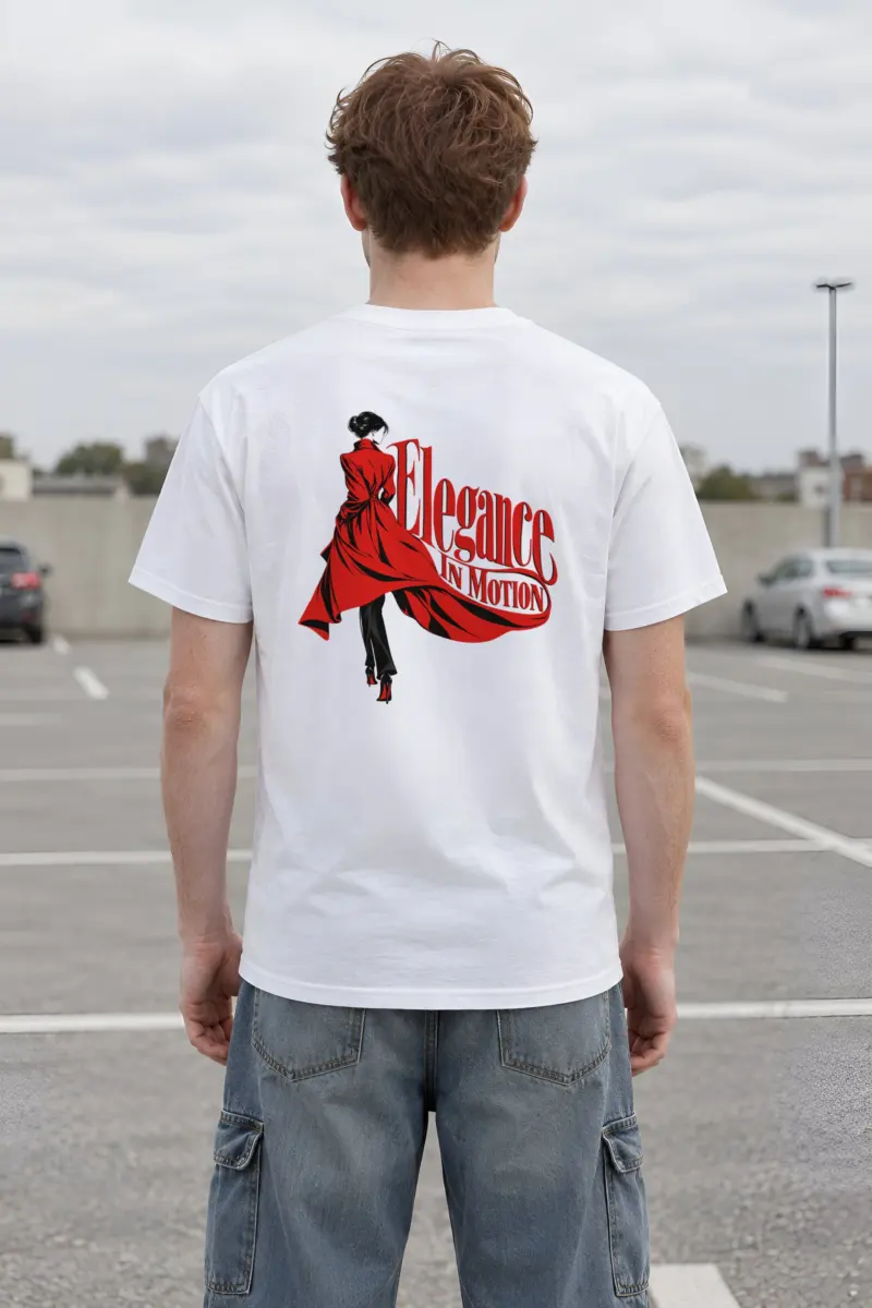 "Red Coat Reverie" Heavyweight Unisex Crewneck T-shirt