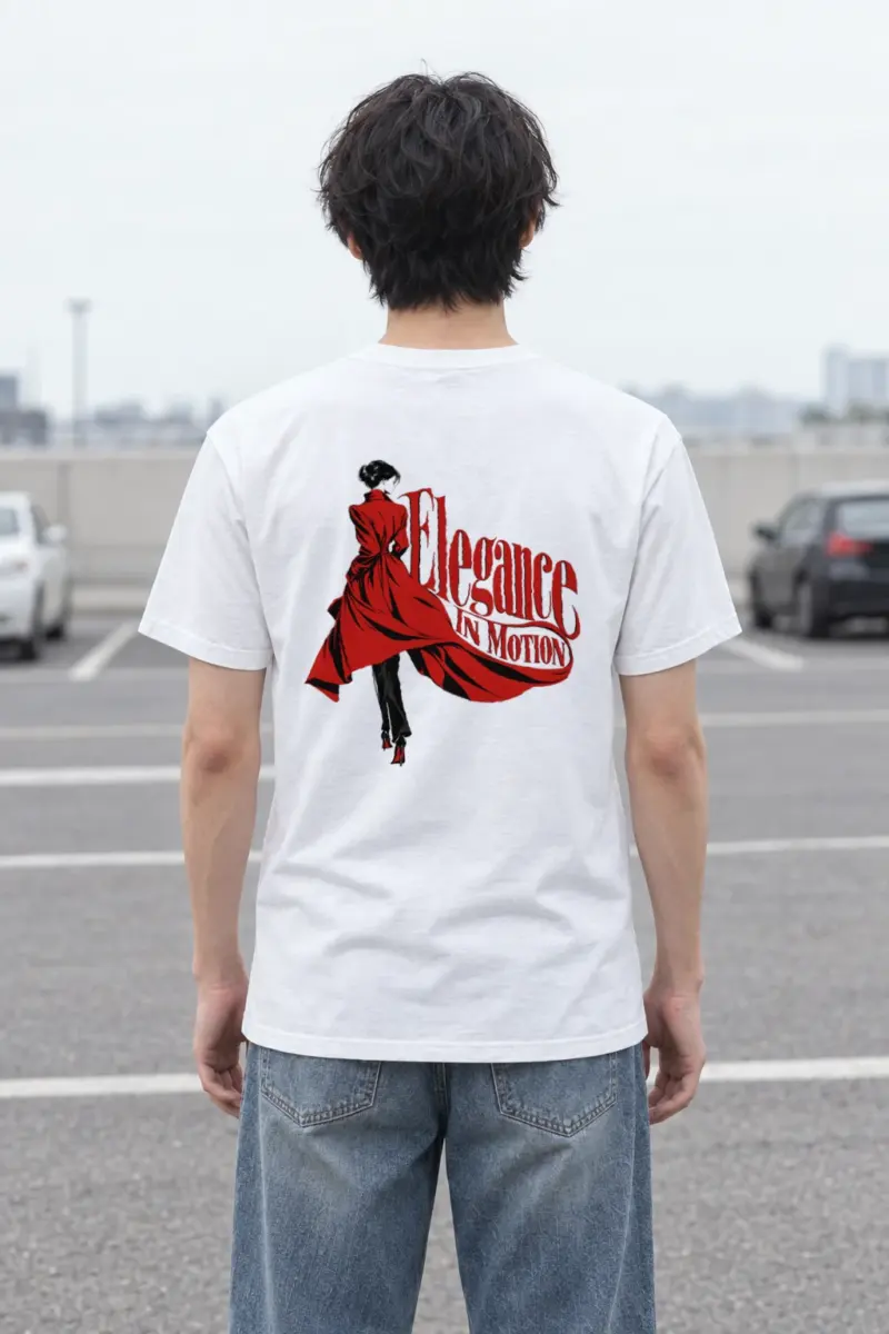 "Red Coat Reverie" Heavyweight Unisex Crewneck T-shirt
