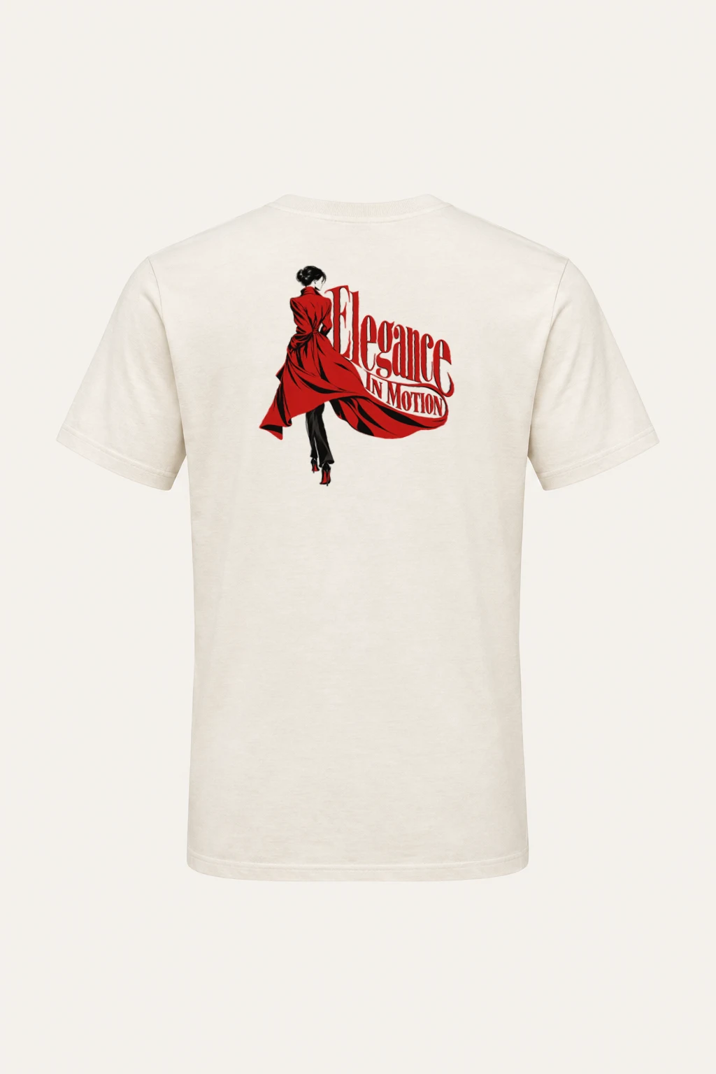 "Red Coat Reverie" Heavyweight Unisex Crewneck T-shirt | Gildan 5000