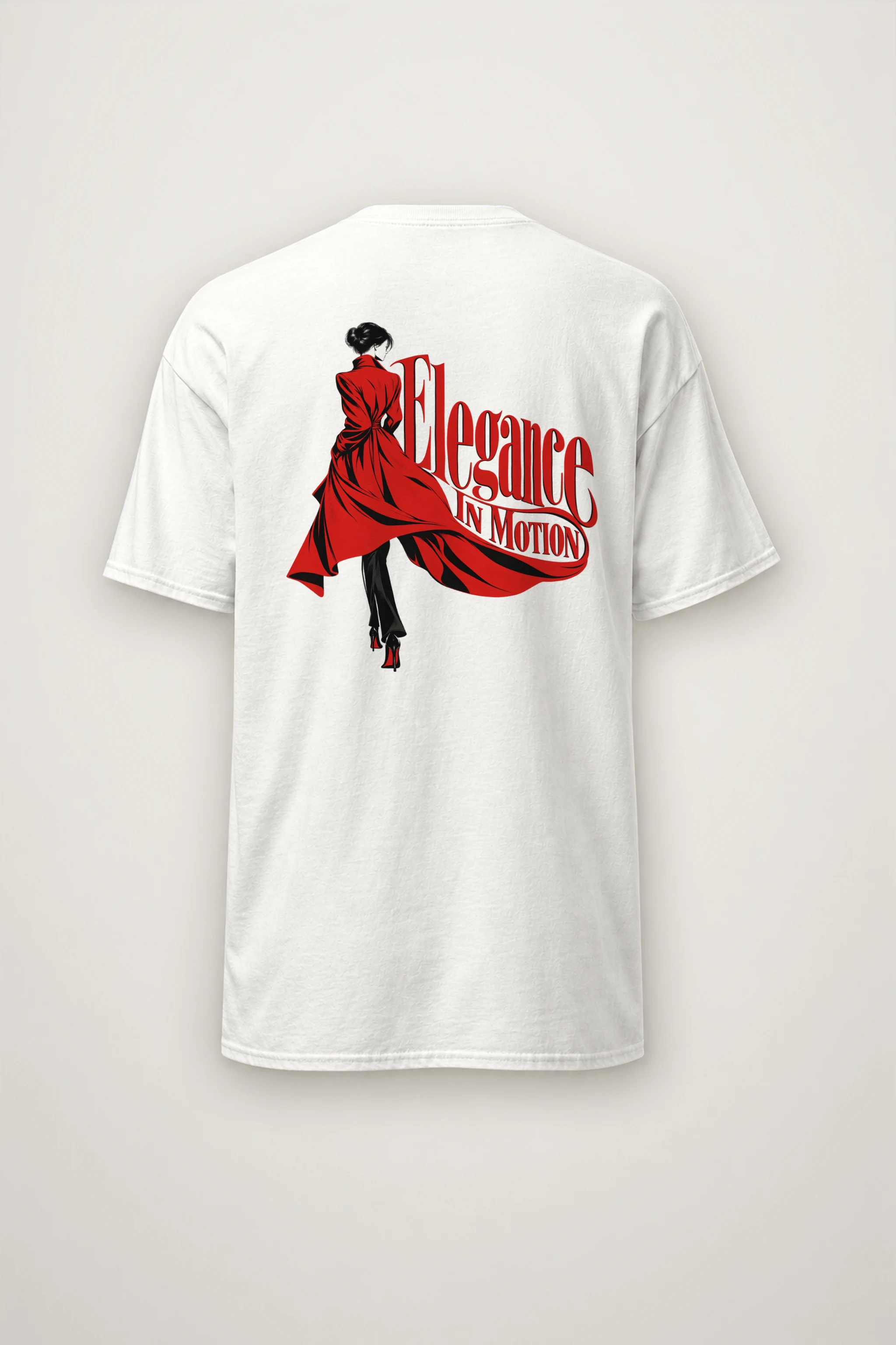 "Red Coat Reverie" Heavyweight Unisex Crewneck T-shirt