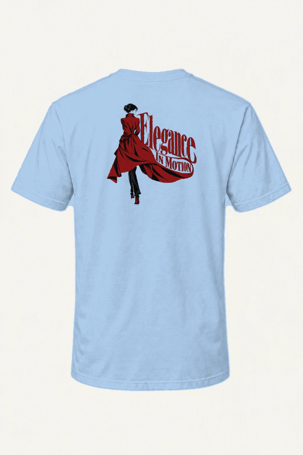 "Red Coat Reverie" Heavyweight Unisex Crewneck T-shirt | Gildan 5000