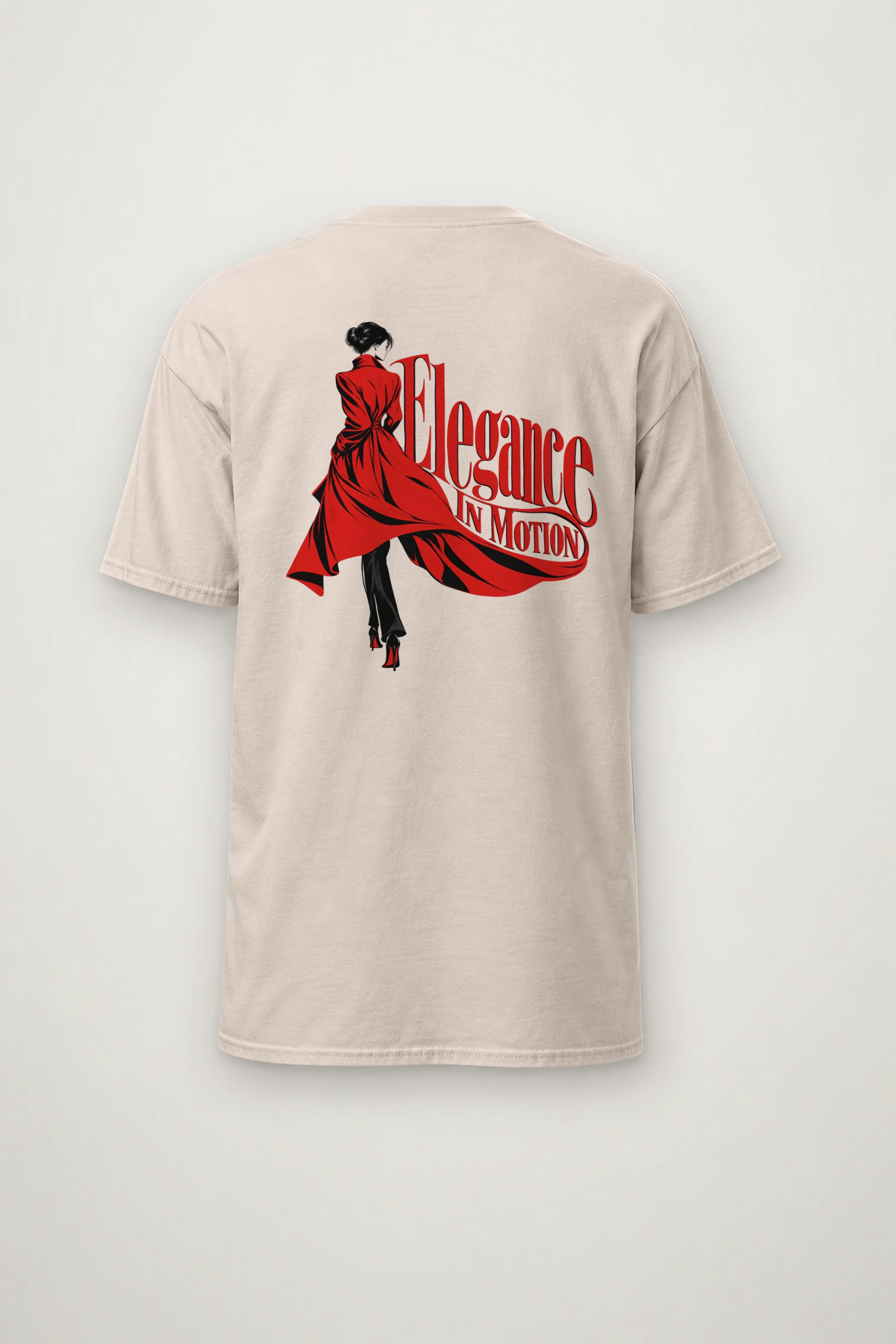 "Red Coat Reverie" Heavyweight Unisex Crewneck T-shirt