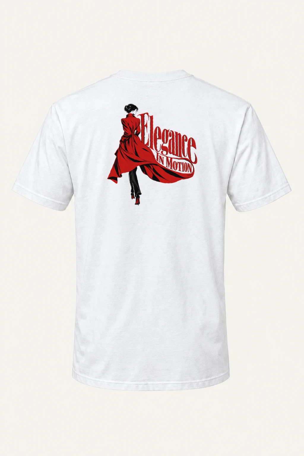 "Red Coat Reverie" Heavyweight Unisex Crewneck T-shirt | Gildan 5000