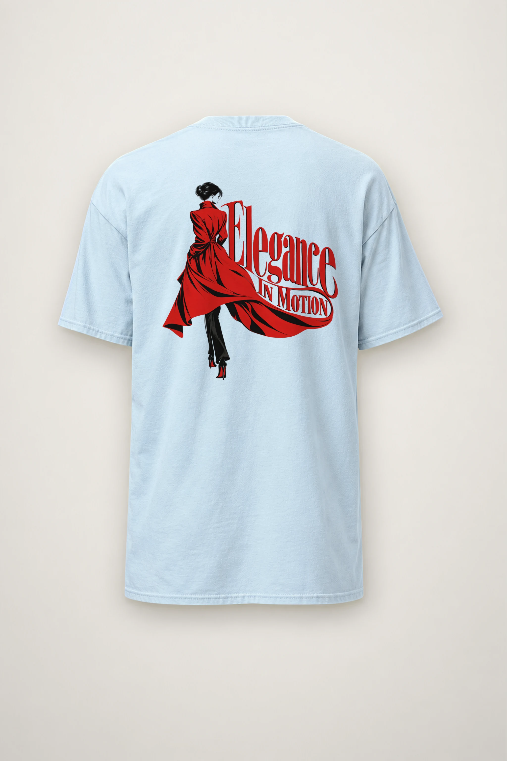 "Red Coat Reverie" Heavyweight Unisex Crewneck T-shirt