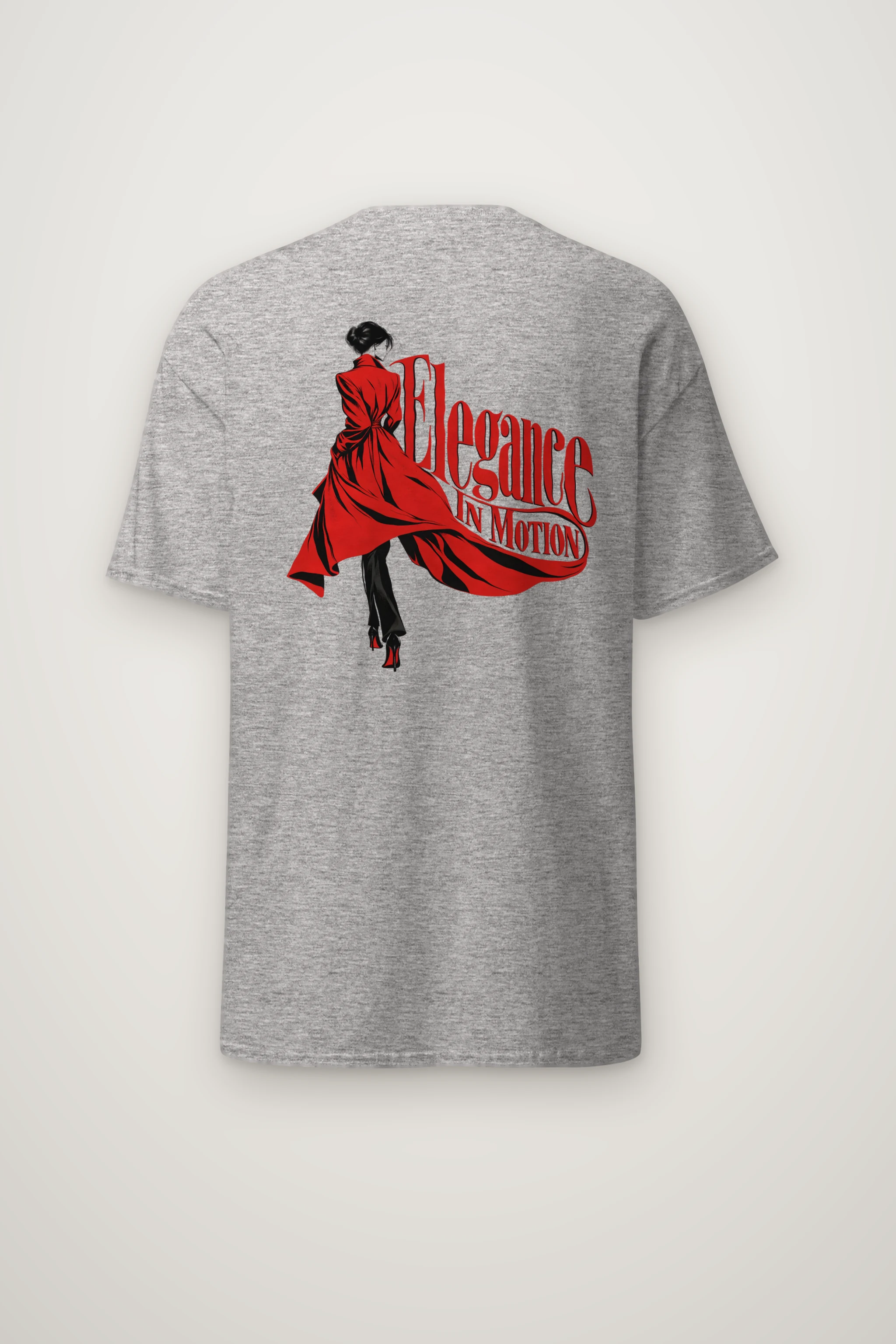 "Red Coat Reverie" Heavyweight Unisex Crewneck T-shirt