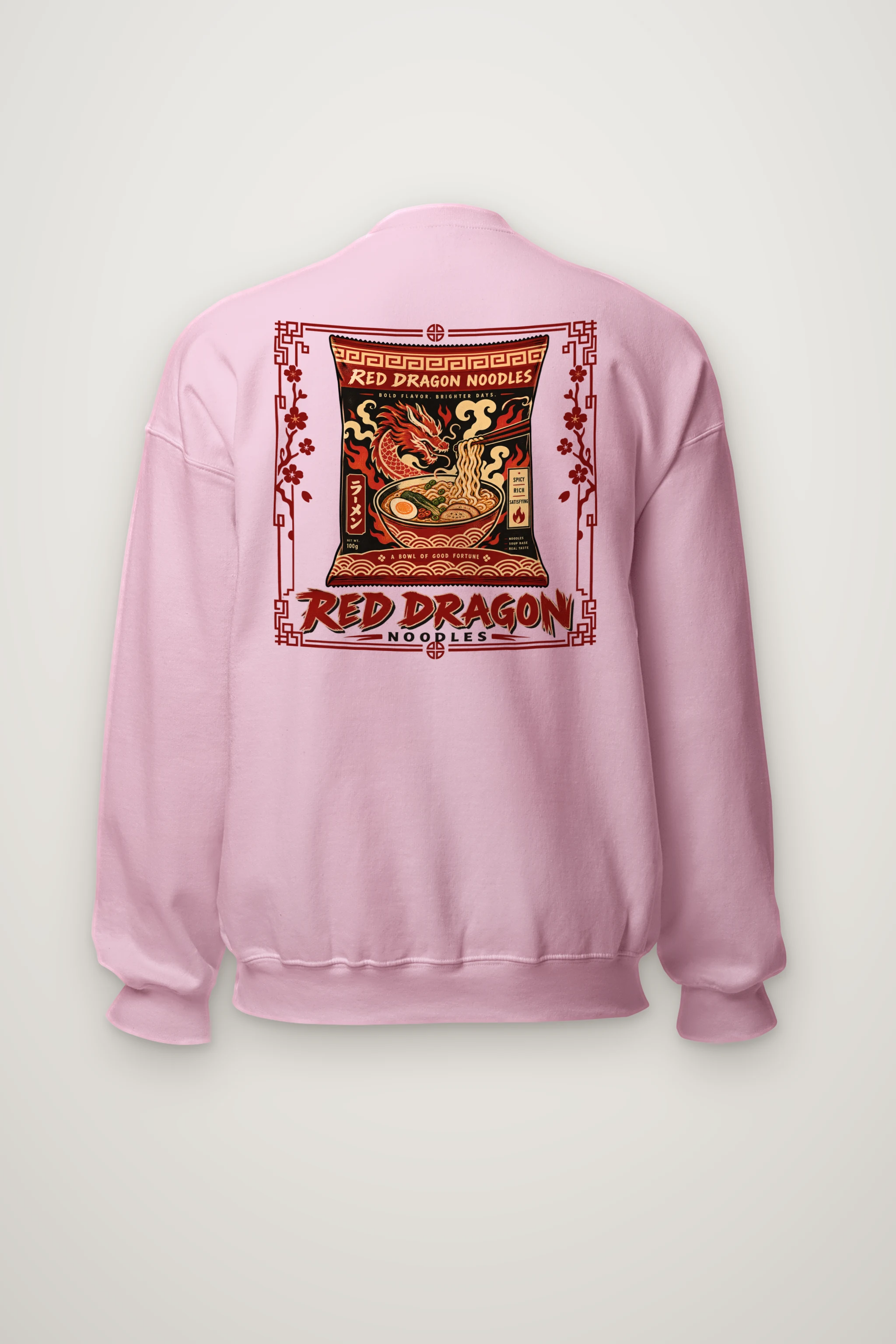 "Red Dragon Noodles" Heavy Blend Unisex Crewneck Sweatshirt