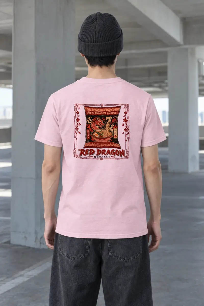 "Red Dragon Noodles" Heavyweight Unisex Crewneck T-shirt