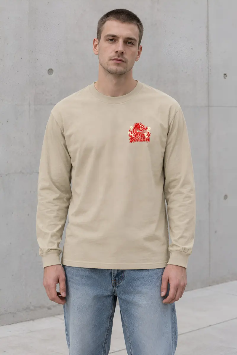 "Red Dragon Noodles" Unisex Longsleeve T-shirt