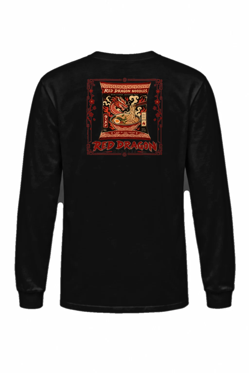 "Red Dragon Noodles" Unisex Longsleeve T-shirt | Gildan 2400