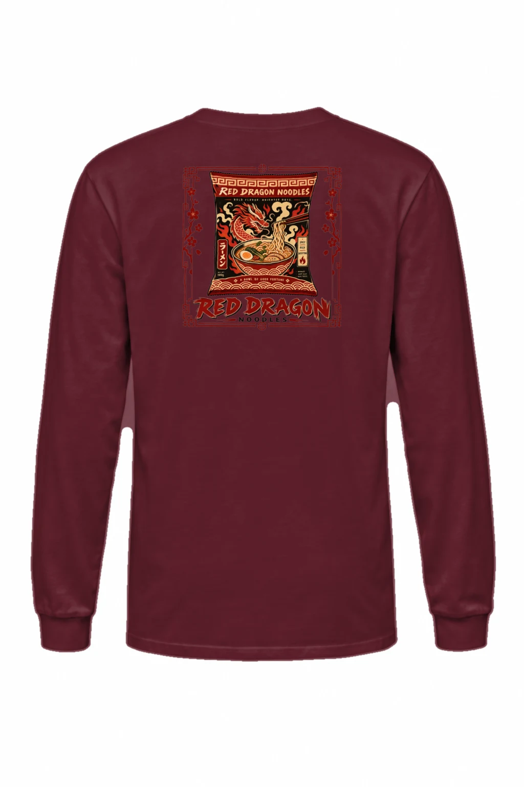 "Red Dragon Noodles" Unisex Longsleeve T-shirt | Gildan 2400