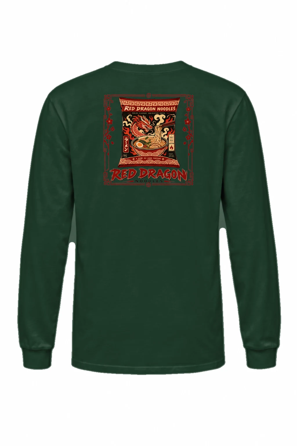"Red Dragon Noodles" Unisex Longsleeve T-shirt | Gildan 2400