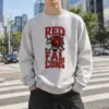 "Red Falcons Hockey" Heavy Blend Unisex Crewneck Sweatshirt | Gildan 18000