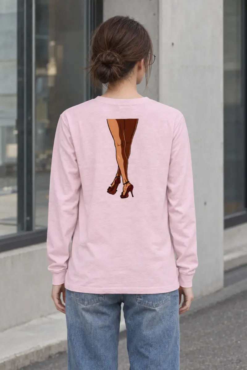 "Red Heel Crossings" Unisex Longsleeve T-shirt