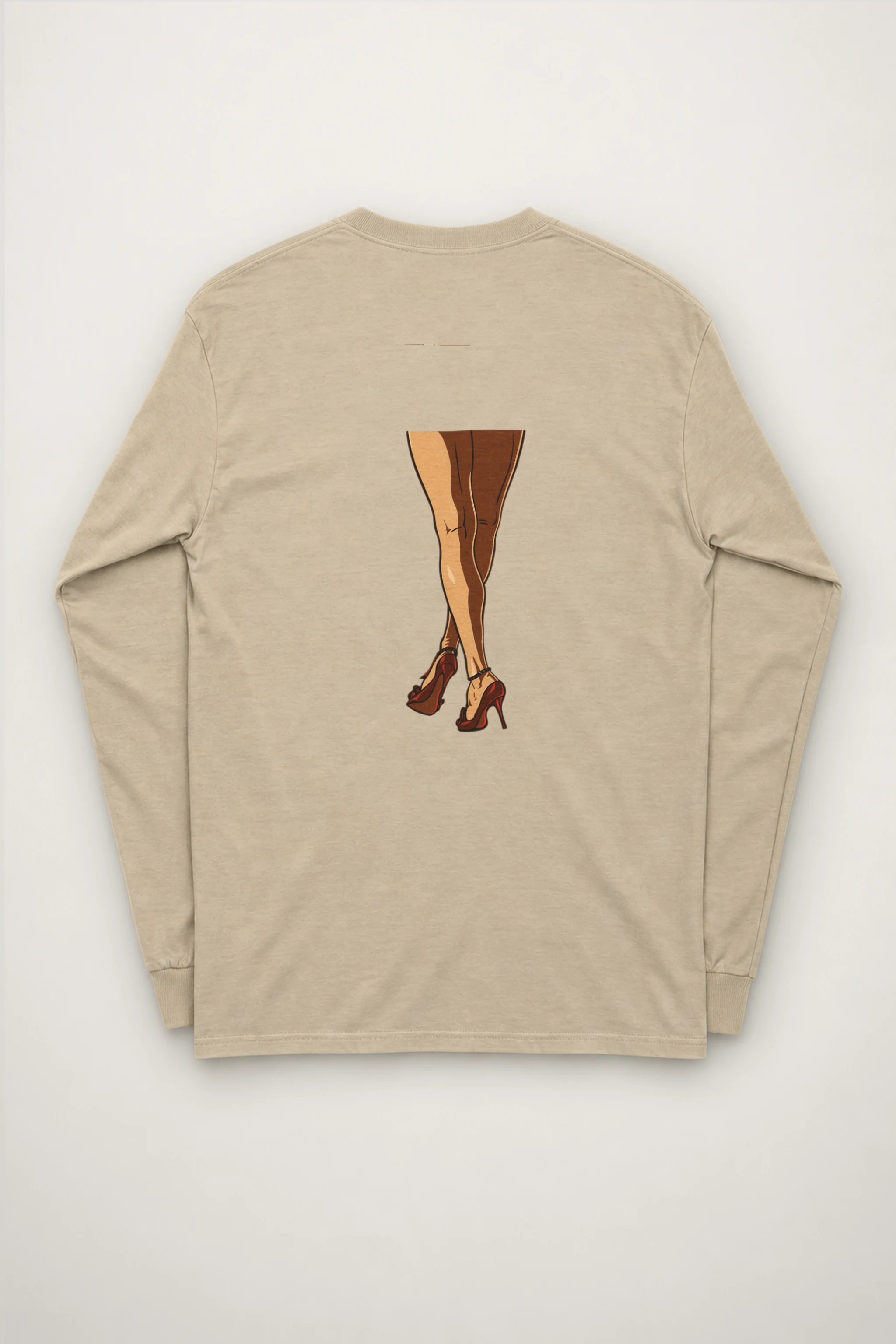 "Red Heel Crossings" Unisex Longsleeve T-shirt