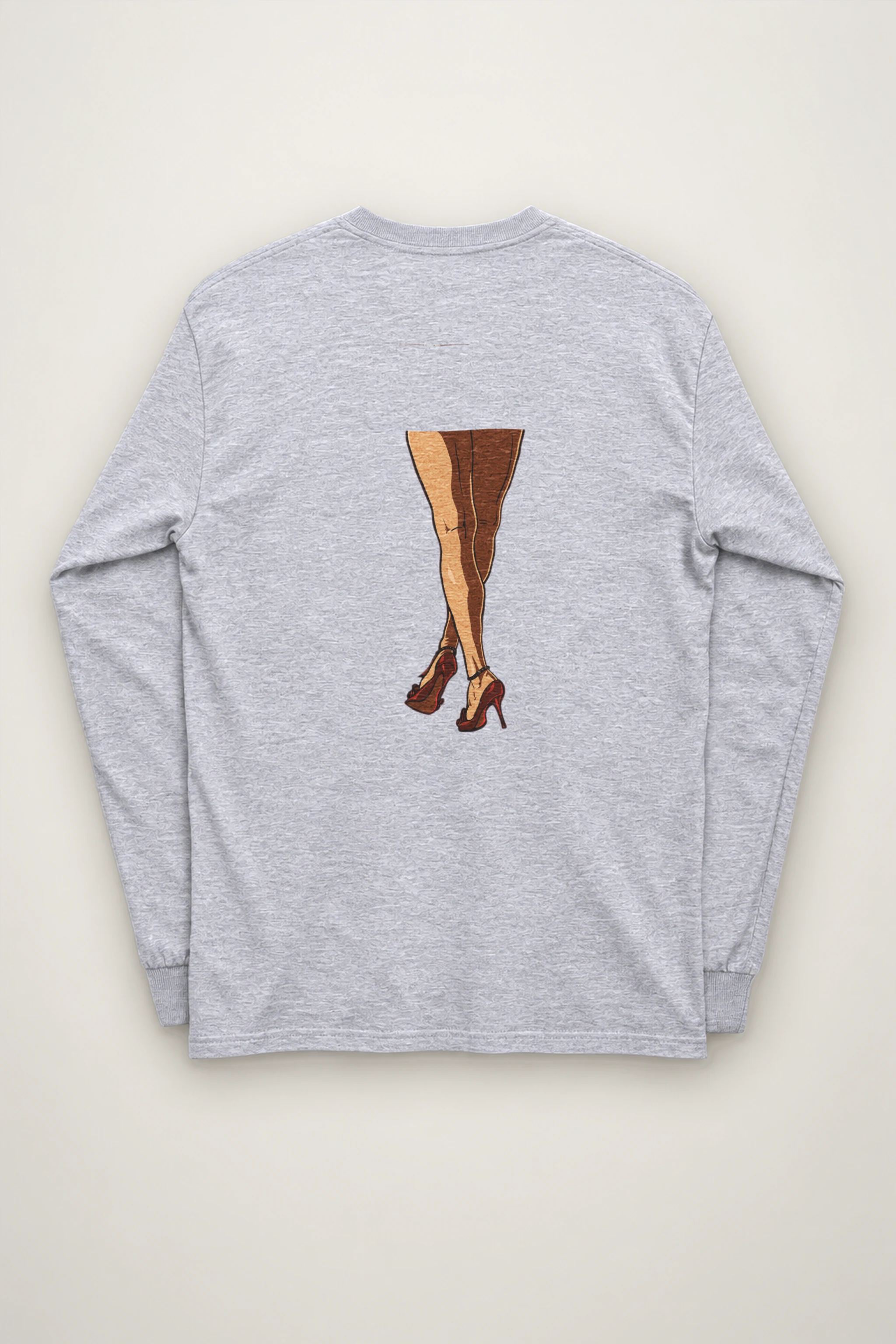 "Red Heel Crossings" Unisex Longsleeve T-shirt