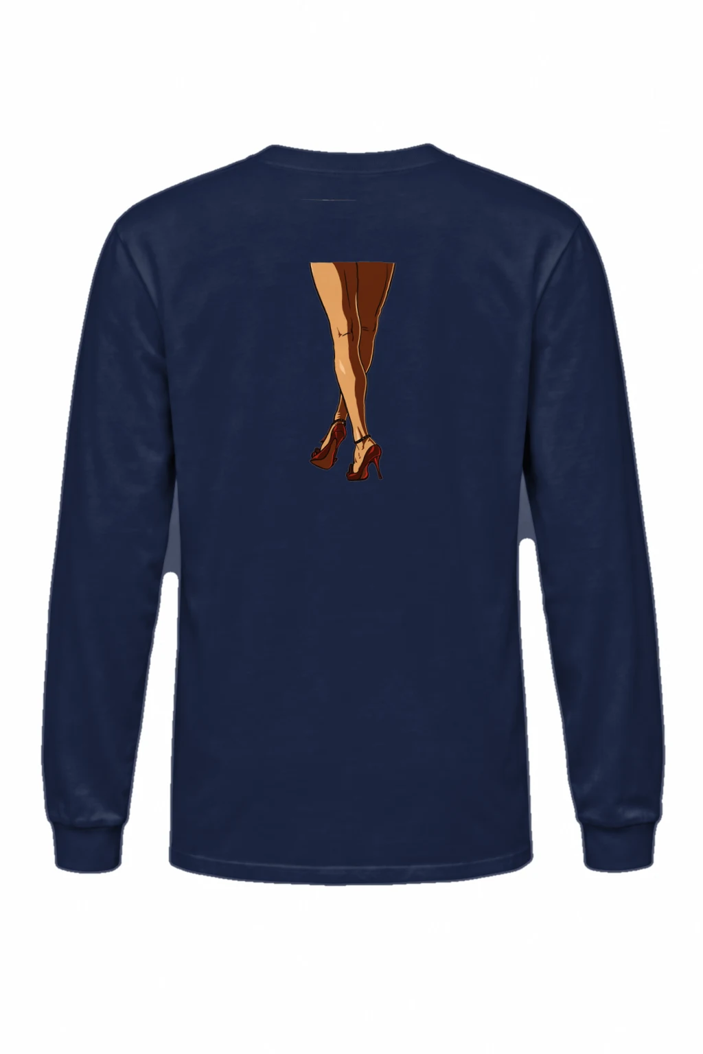 "Red Heel Crossings" Unisex Longsleeve T-shirt | Gildan 2400