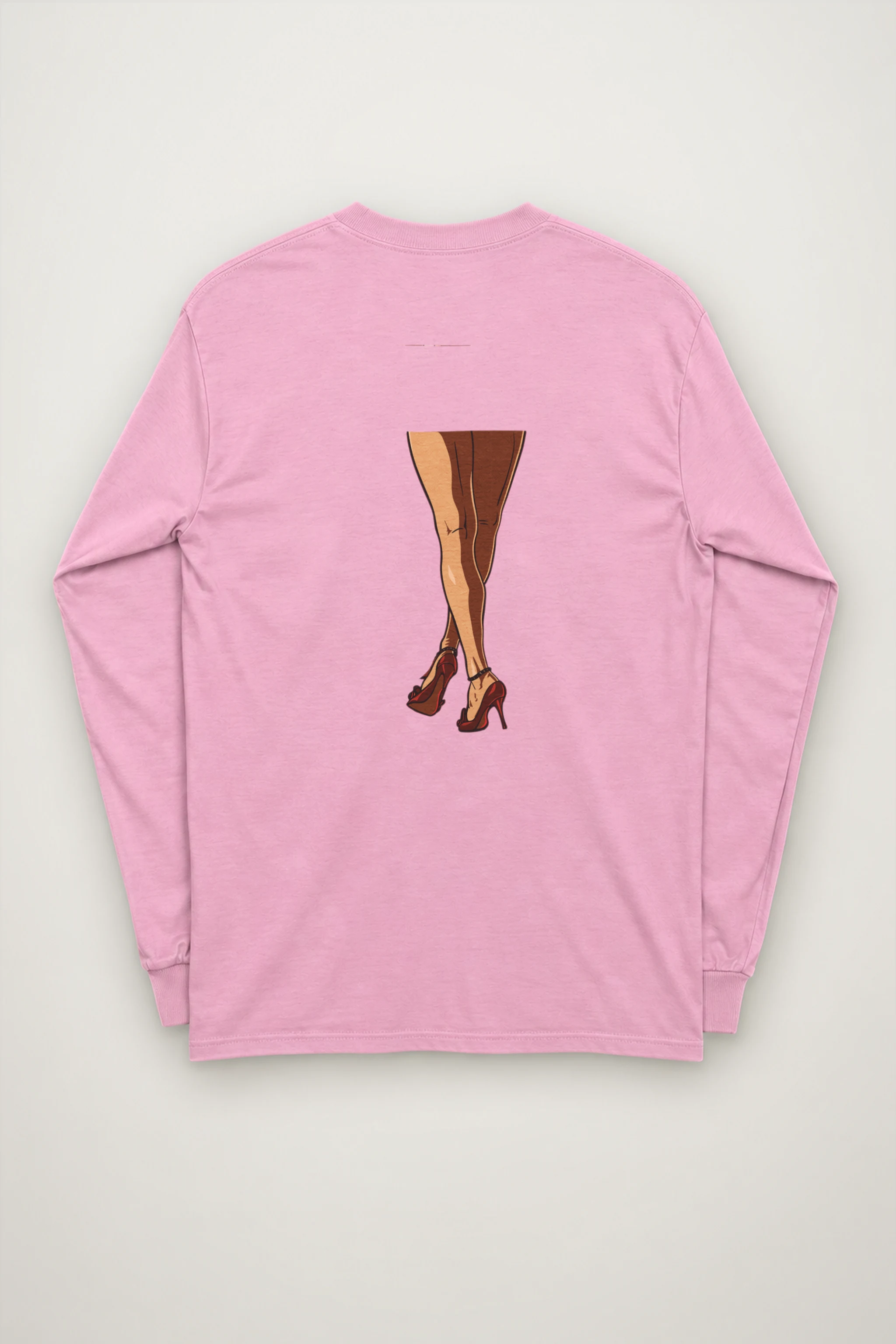 "Red Heel Crossings" Unisex Longsleeve T-shirt