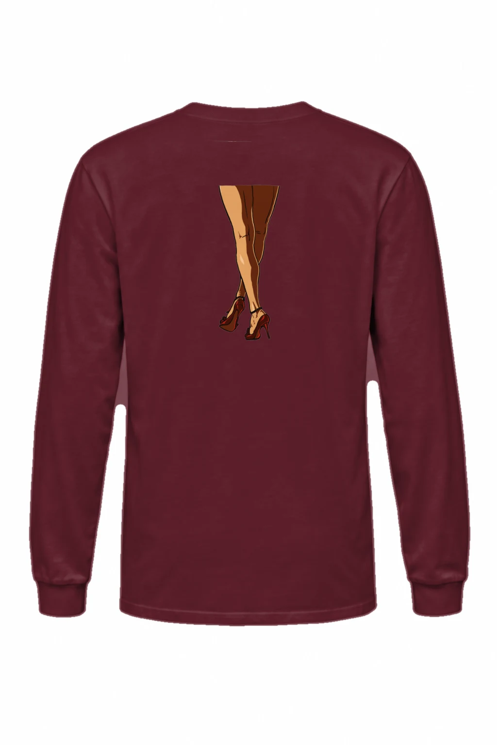 "Red Heel Crossings" Unisex Longsleeve T-shirt | Gildan 2400