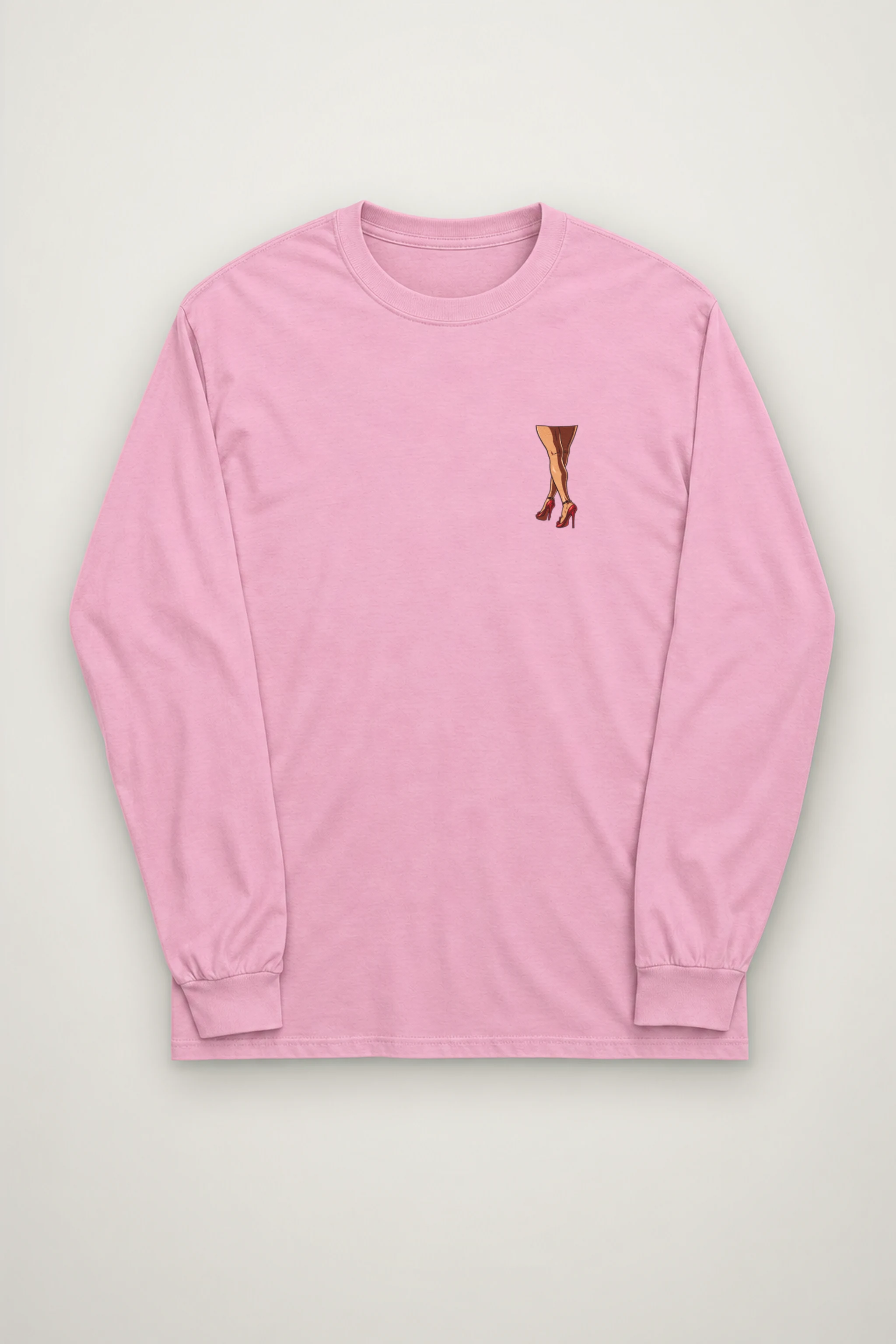 "Red Heel Crossings" Unisex Longsleeve T-shirt