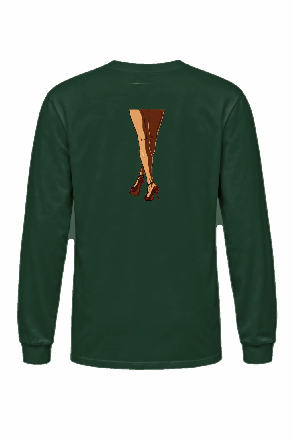 "Red Heel Crossings" Unisex Longsleeve T-shirt | Gildan 2400